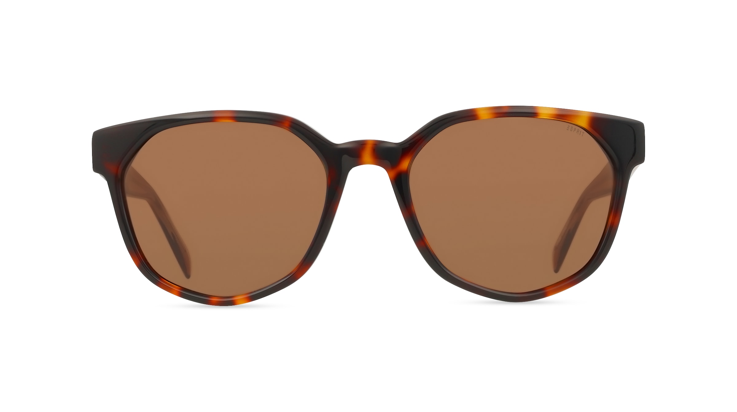 Esprit 40115 Damen-Sonnenbrille Vollrand Eckig Acetat-Gestell, braun
