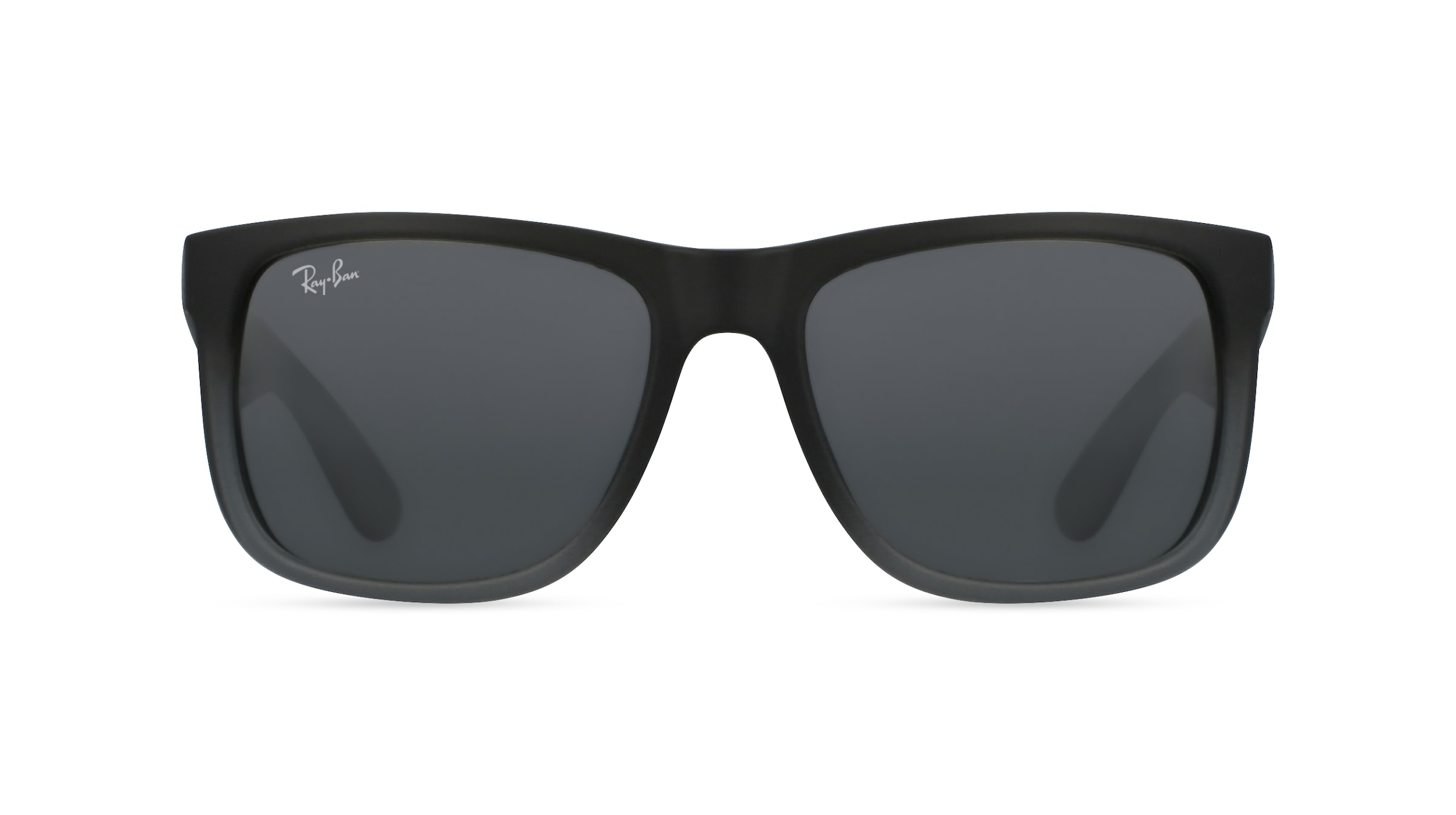 Ray-Ban RB 4165 JUSTIN Herren-Sonnenbrille Vollrand Eckig Kunststoff-Gestell, grau