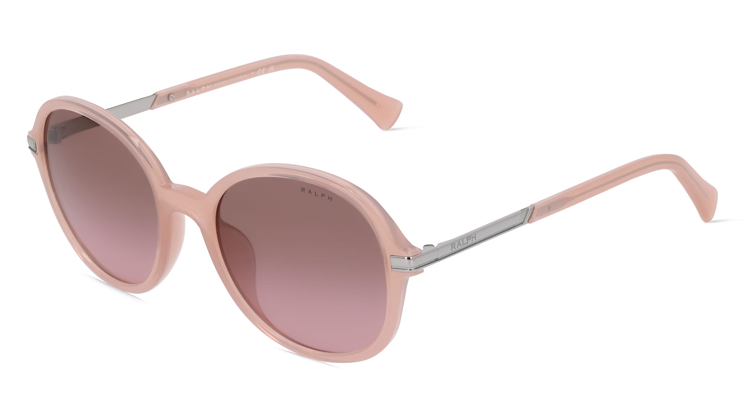 Ralph RA5297U Damen-Sonnenbrille Vollrand Rund Acetat-Gestell, Pink
