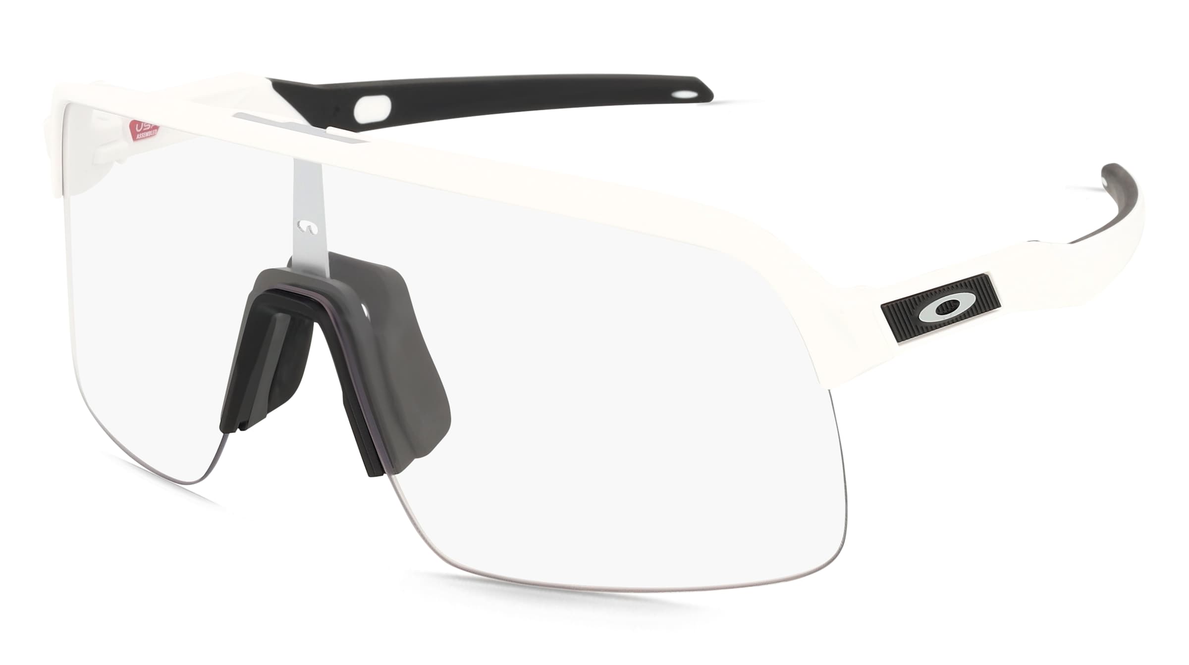 Oakley OO9463 SUTRO LITE Herren-Sonnenbrille Halbrand Monoscheibe Kunststoff-Gestell, Weiß