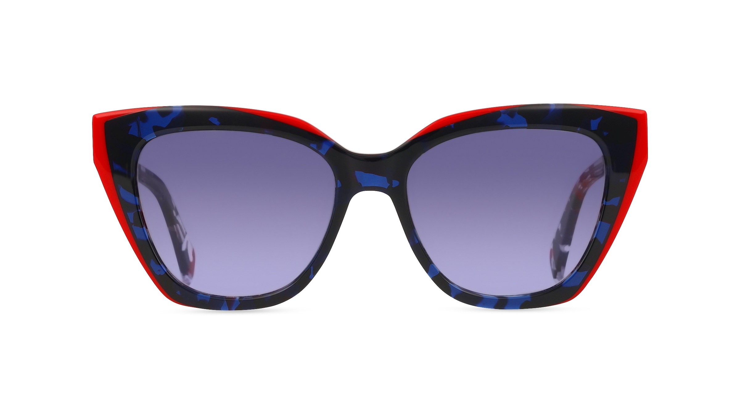 Liu Jo LJ784S Damen-Sonnenbrille Vollrand Butterfly Acetat-Gestell, blau
