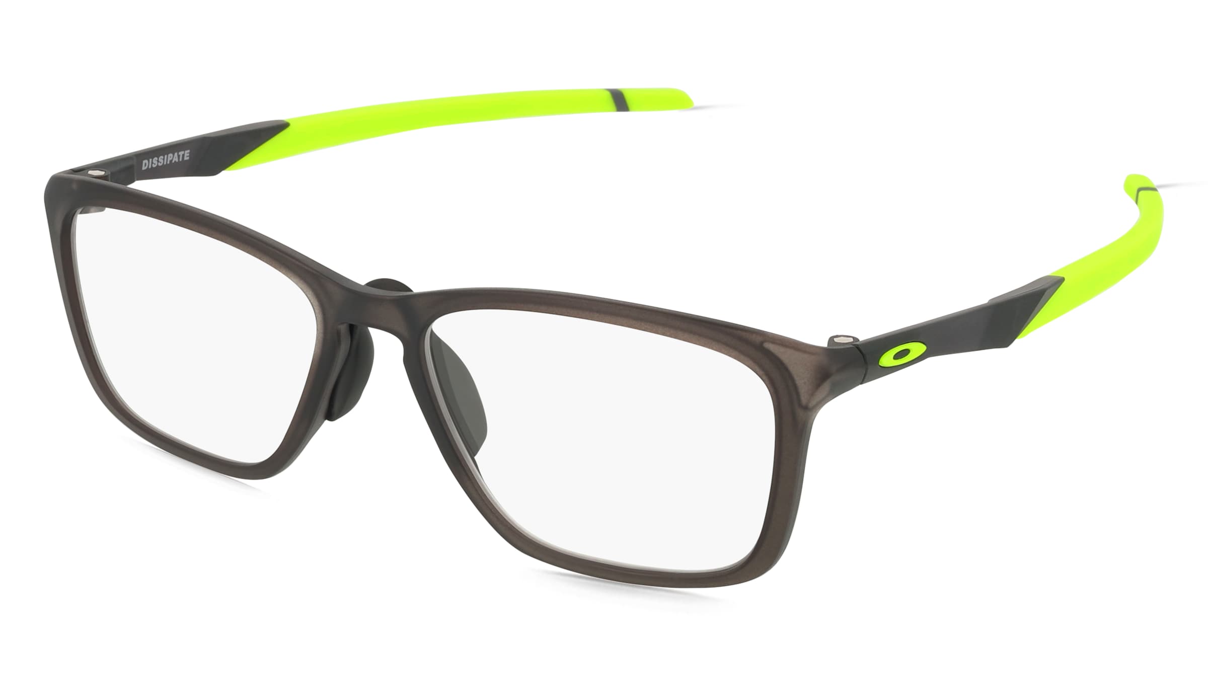 Oakley OX8062D Herren-Brille inkl. Gläser Vollrand Eckig Kunststoff-Gestell 57mm/17mm/143mm, grau