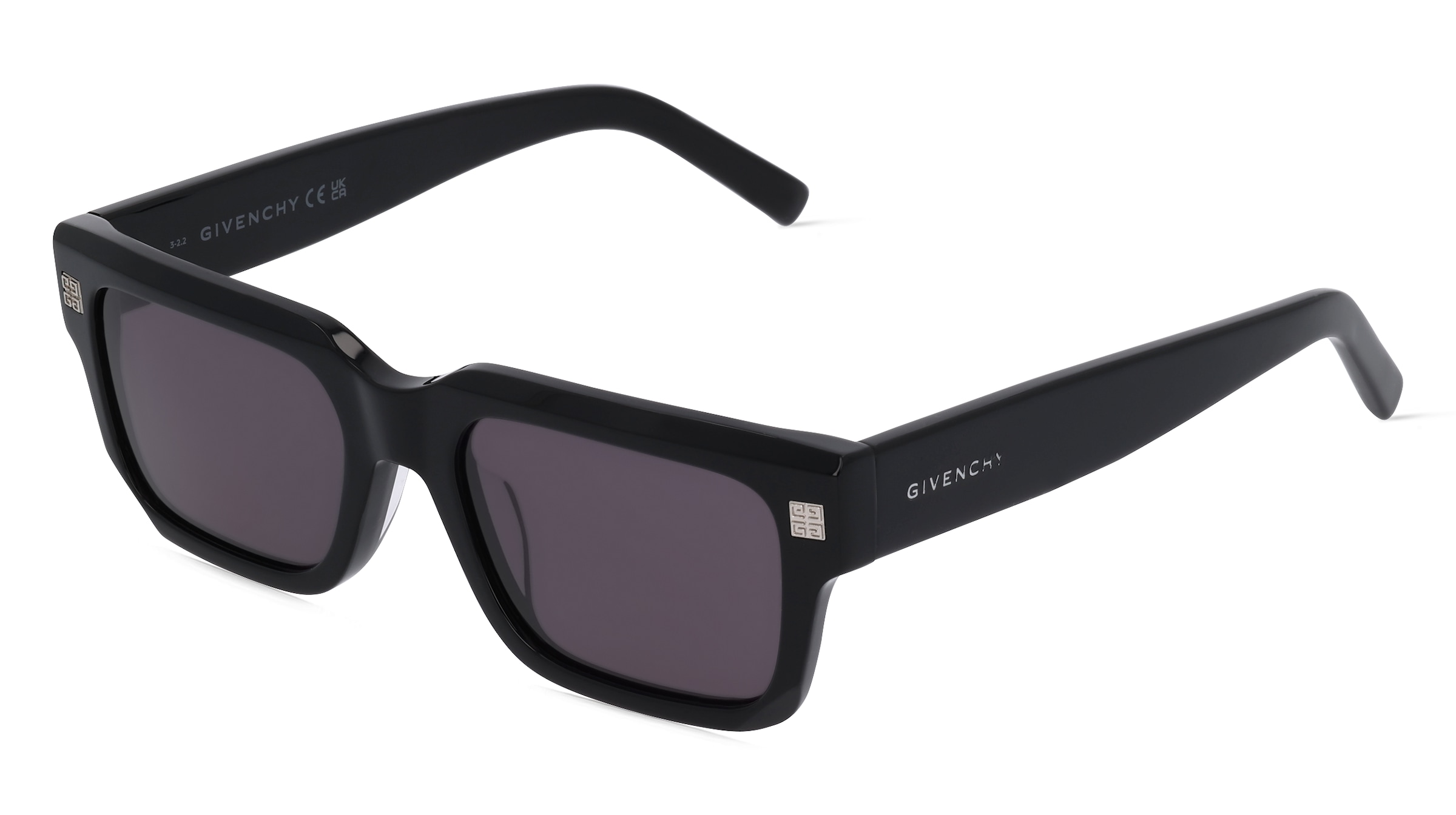 GIVENCHY GV40039U Unisex-Sonnenbrille Vollrand Quadratisch Kunststoff-Gestell, Schwarz