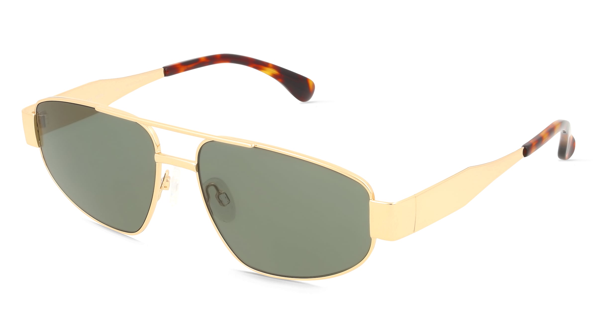 Fielmann BD 592 SUN FA ORION Herren-Sonnenbrille Vollrand Quadratisch Edelstahl-Gestell, Gold