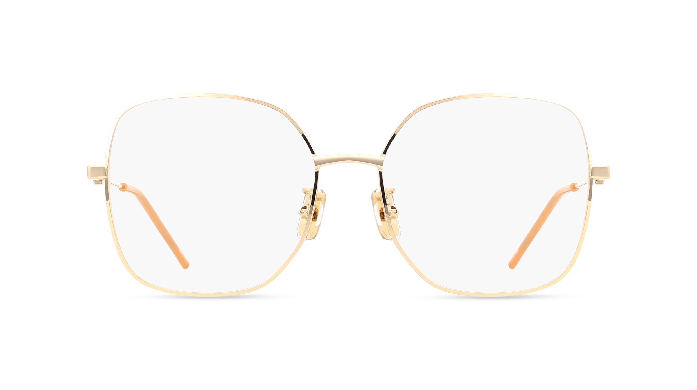 Givenchy GV50067U Unisex-Brille inkl. Gläser Vollrand Geometrisch Metall-Gestell 54/17/145, gold