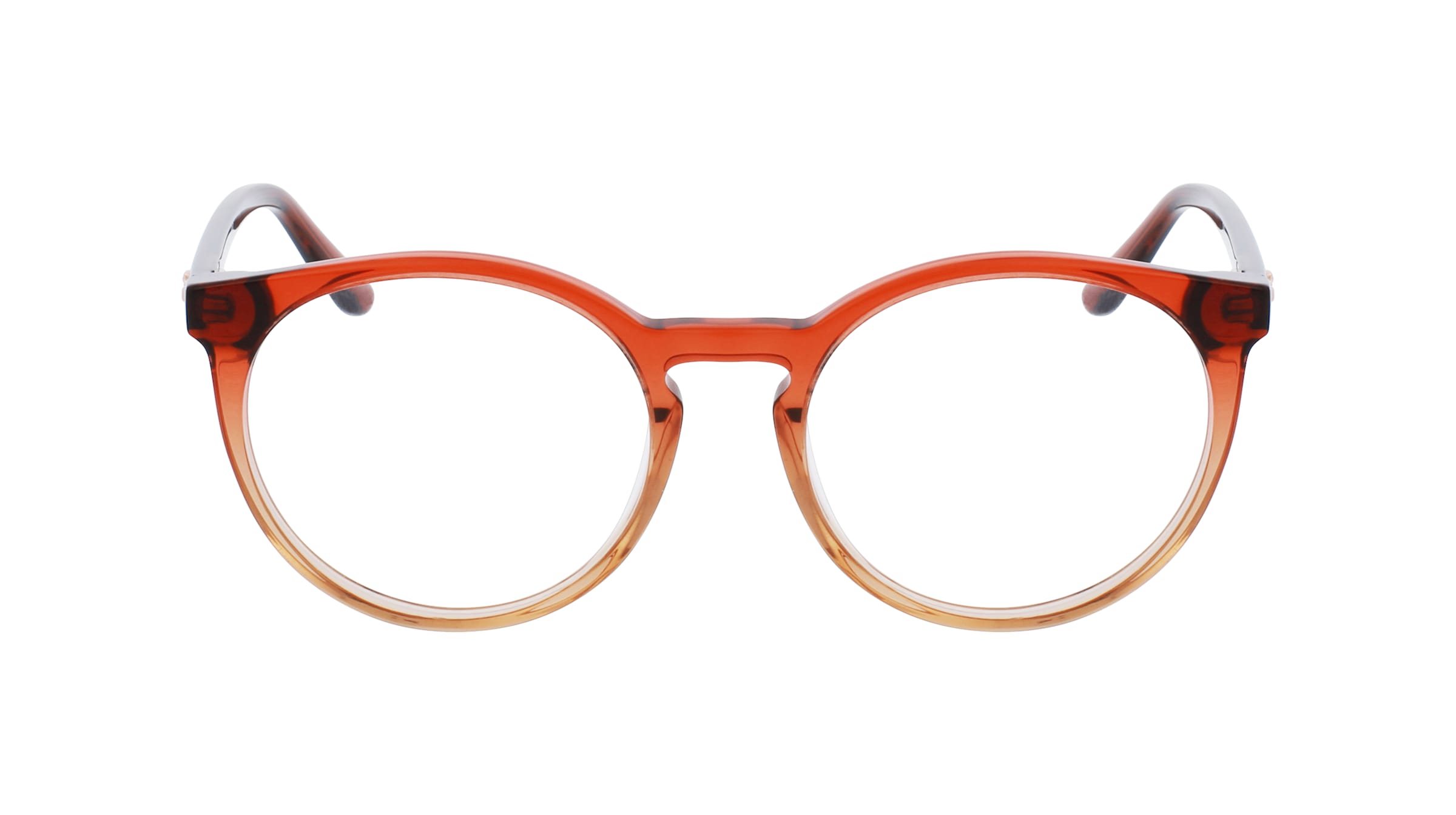 Guess GU2870 Unisex-Brille inkl. Gläser Vollrand Rund Kunststoff-Gestell 53mm/19mm/140mm, rot