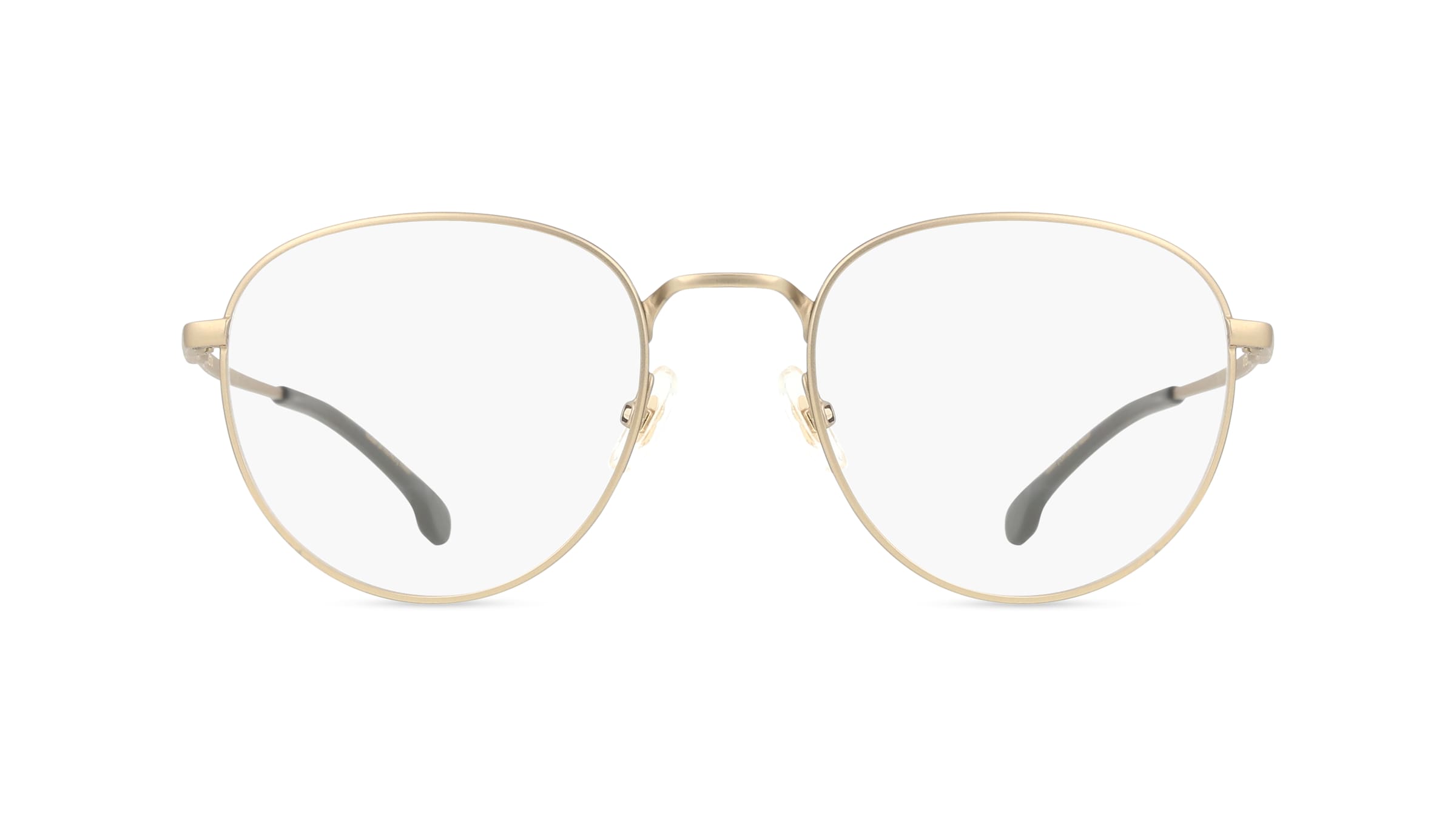 Carrera 108981 Herren-Brille inkl. Gläser Vollrand Panto Edelstahl-Gestell 45mm/20mm/140mm, gold