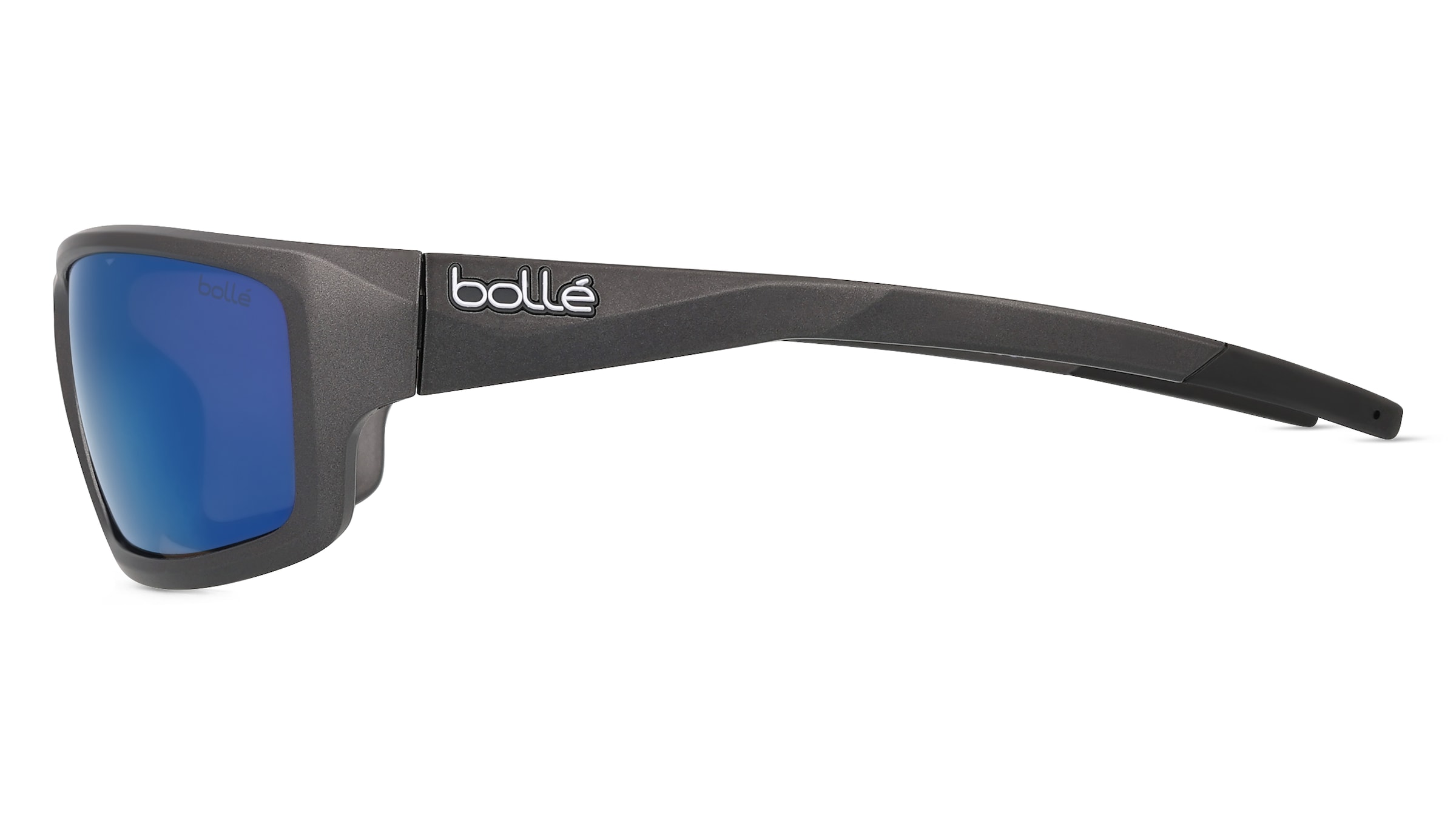 Thumbnail - Bollé CERBER Unisex-Sonnenbrille Vollrand Schmal Kunststoff-Gestell, grau
