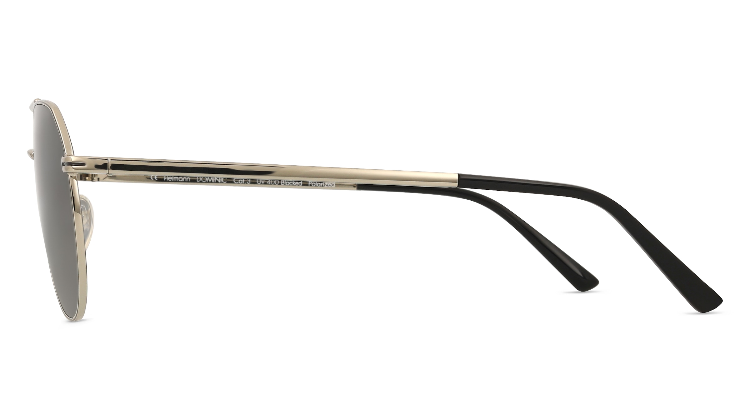 Thumbnail - Fielmann MC 570 SUN CL DOMINIC Unisex-Sonnenbrille Vollrand Pilot Edelstahl-Gestell, grau