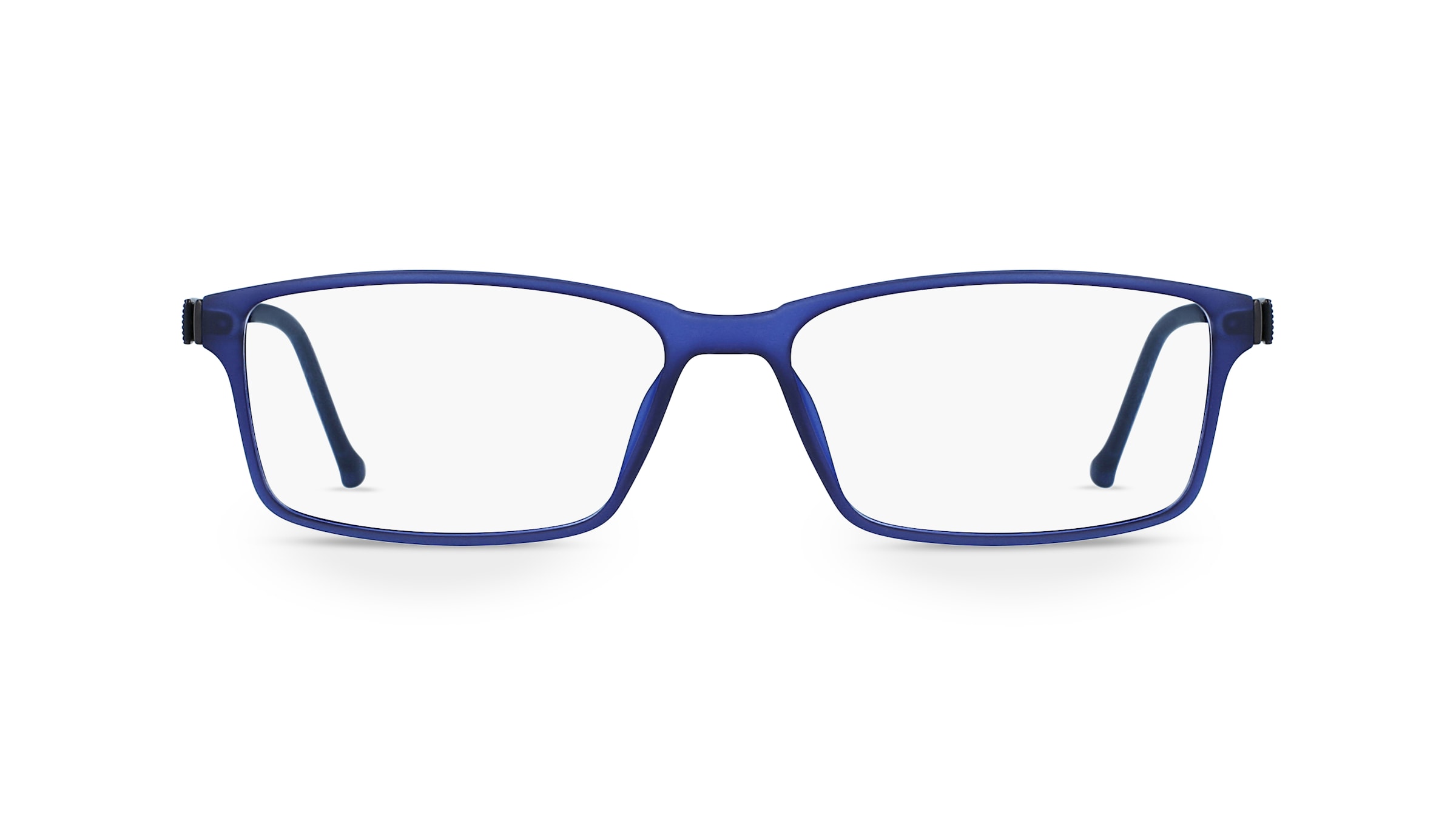 Fielmann COMFORT 088 CL Herren-Brille inkl. Gläser Vollrand Eckig TR90-Gestell 55mm/14mm/140mm, blau