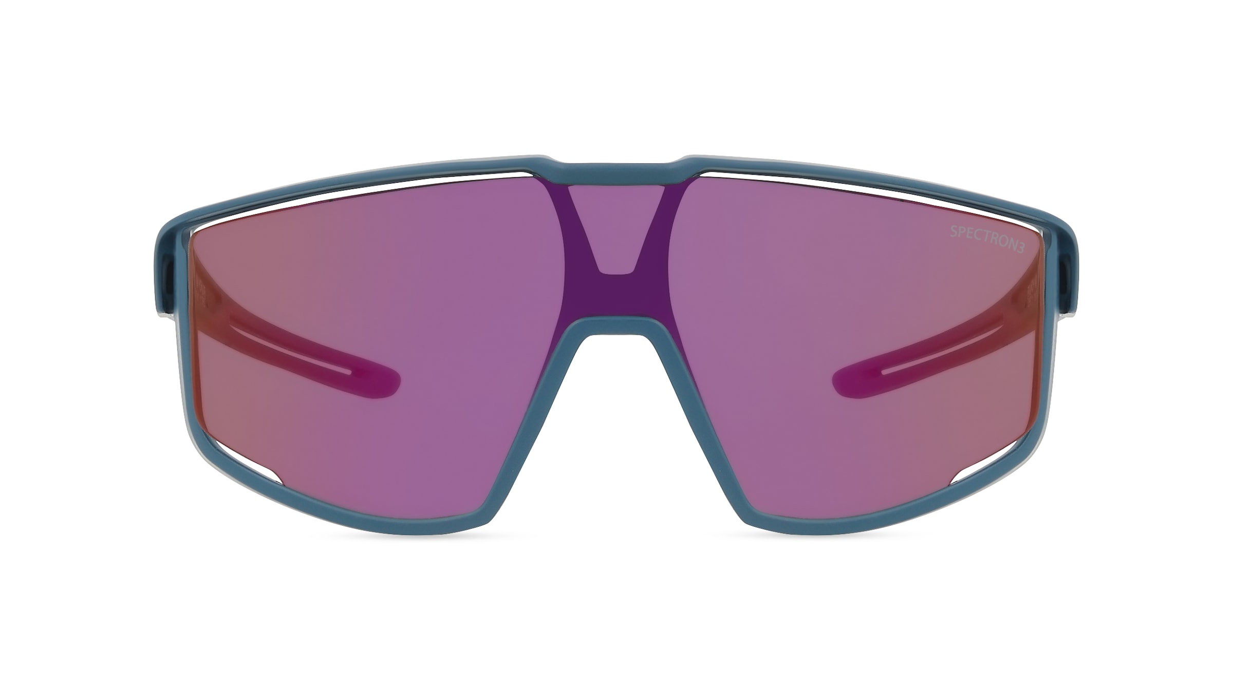 Julbo J55011 FURY S Jugend-Sonnenbrille Vollrand Monoscheibe Kunststoff-Gestell, blau