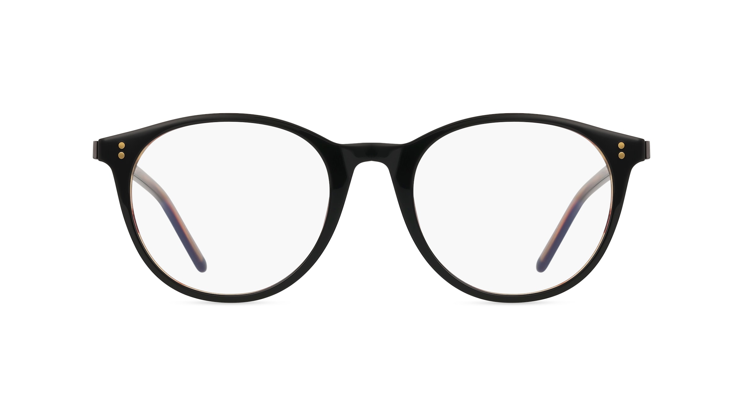 Hackett 314 Unisex-Brille inkl. Gläser Vollrand Rund Acetat-Gestell 50mm/19mm/150mm, schwarz