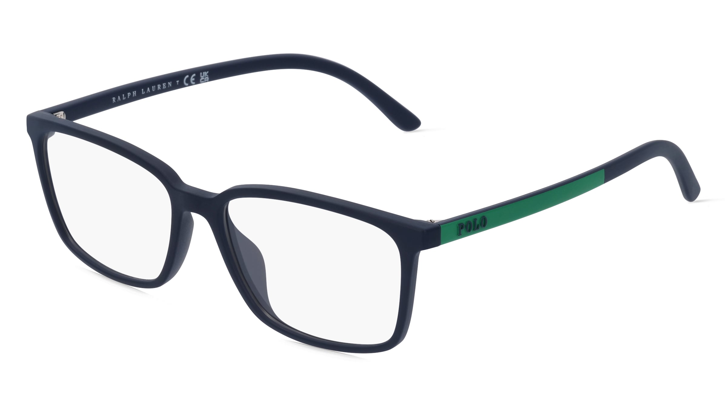 Polo Ralph Lauren PH2250U Herren-Brille inkl. Gläser Vollrand Quadratisch Kunststoff-Gestell 54/16/145, Blau