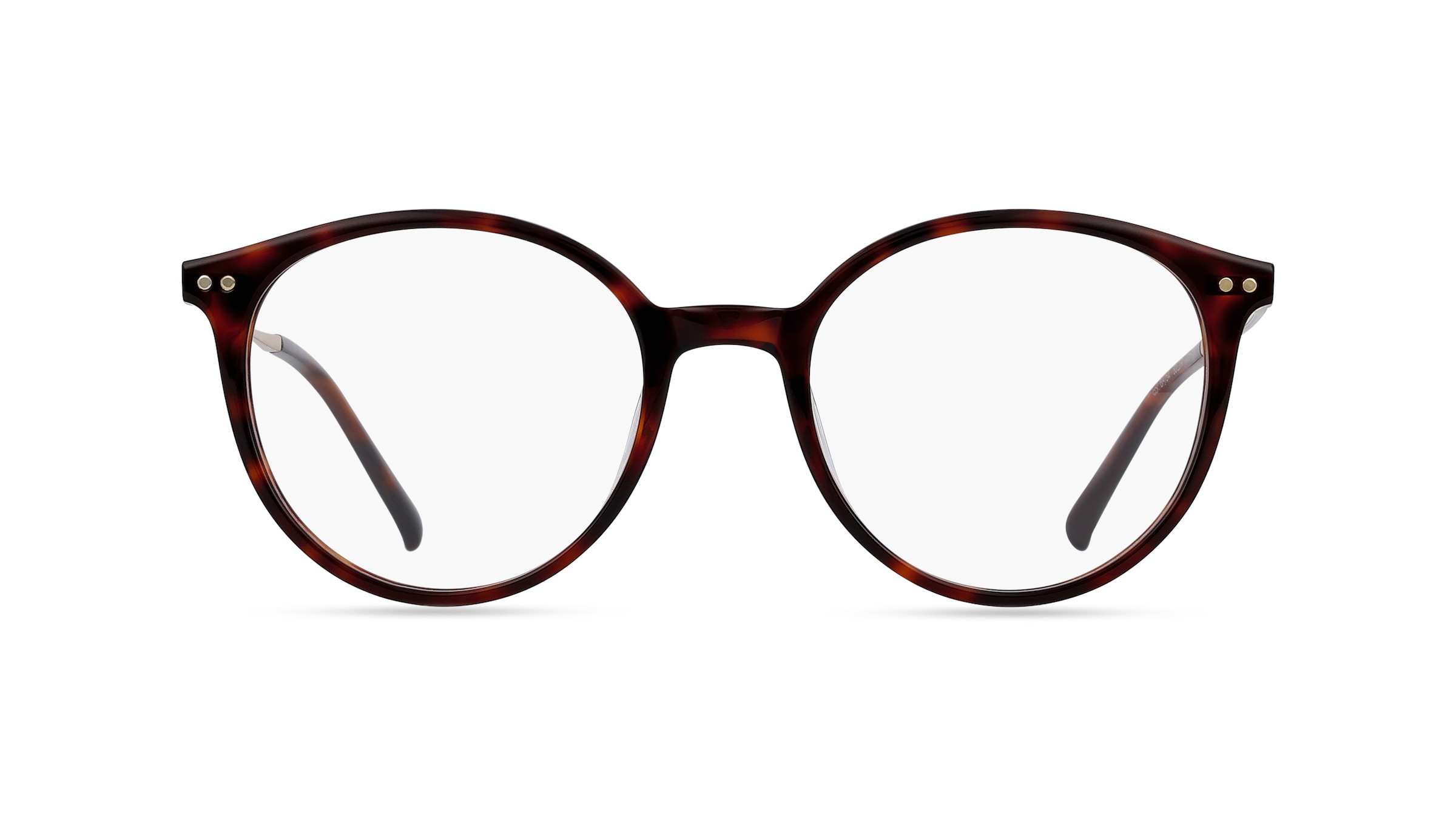 Fielmann BD 486 CL Unisex-Brille inkl. Gläser Vollrand Panto Acetat-Gestell 50mm/19mm/140mm, braun