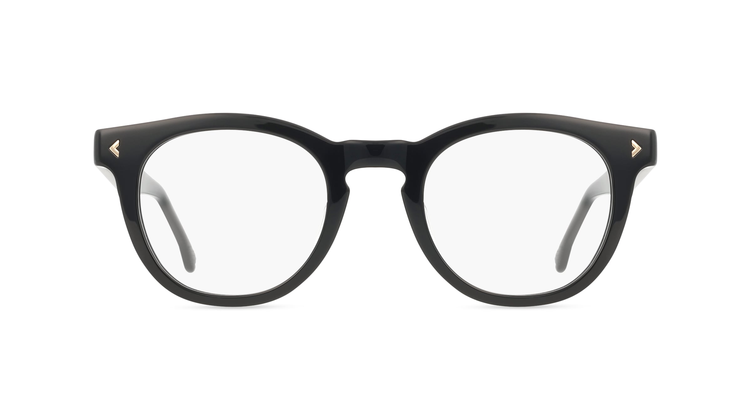 Lozza VL4348 Herren-Brille inkl. Gläser Vollrand Panto Acetat-Gestell 49mm/22mm/145mm, Schwarz