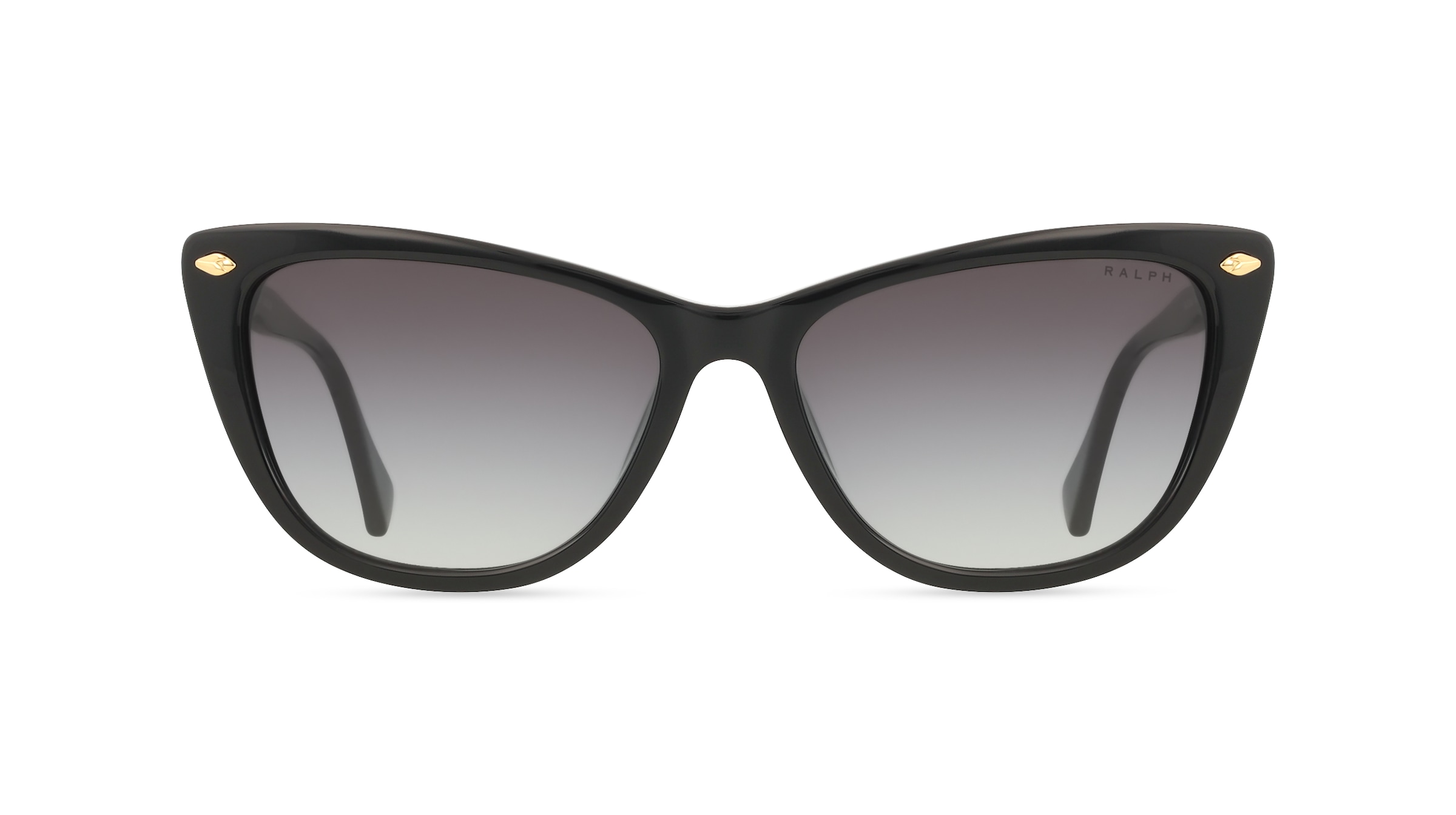 Ralph 0RA5346U Damen-Sonnenbrille Vollrand Cat Eye Acetat-Gestell, schwarz