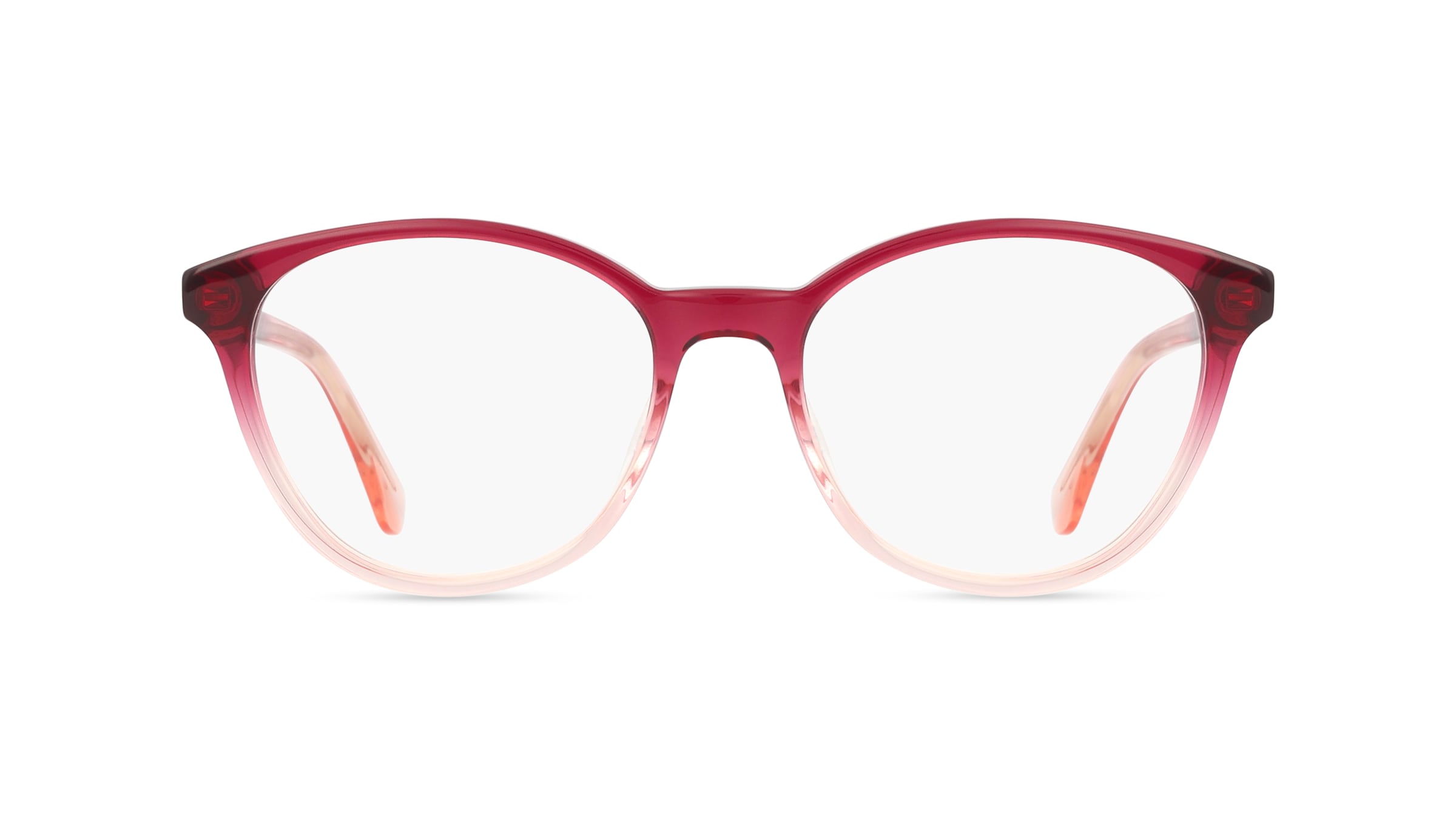 Kate Spade AGGIE Damen-Brille inkl. Gläser Vollrand Panto Acetat-Gestell 50mm/17mm/140mm, Rot