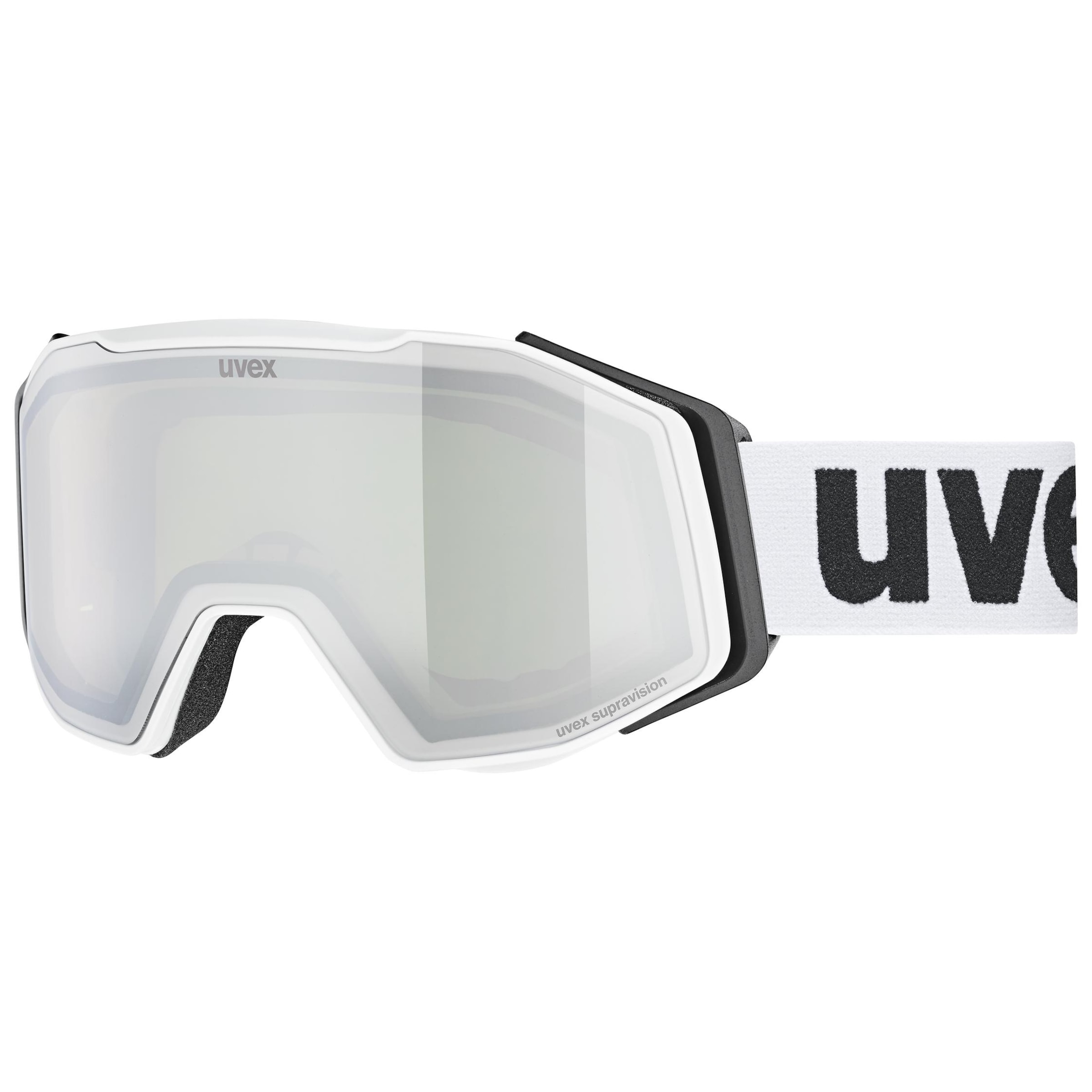 Uvex Gravity Unisex-Skibrille Randlos Monoscheibe Kunststoff-Gestell, Schwarz