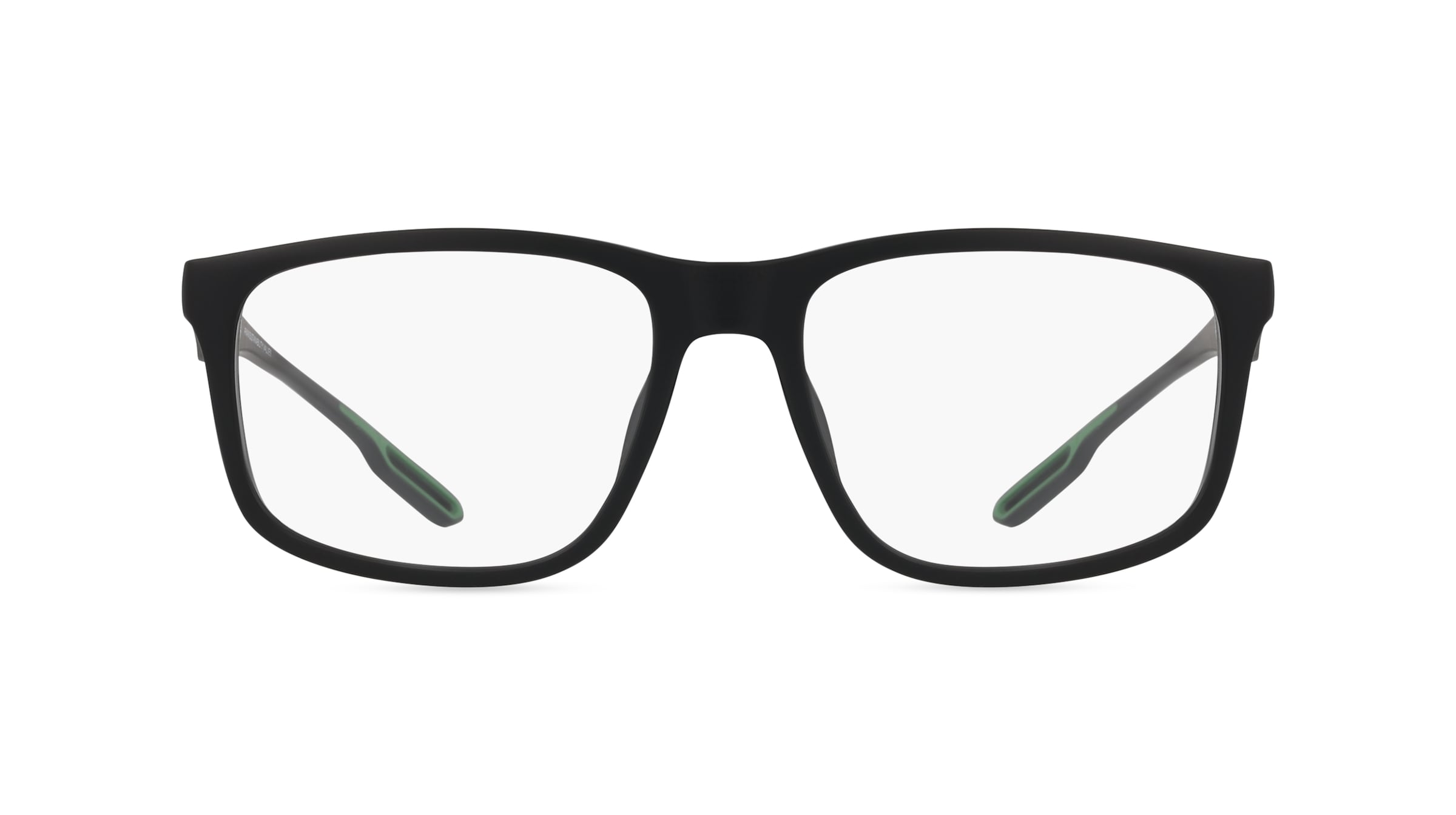 Emporio Armani EA3209U Herren-Brille inkl. Gläser Vollrand Quadratisch Acetat-Gestell 56/17/145, Schwarz