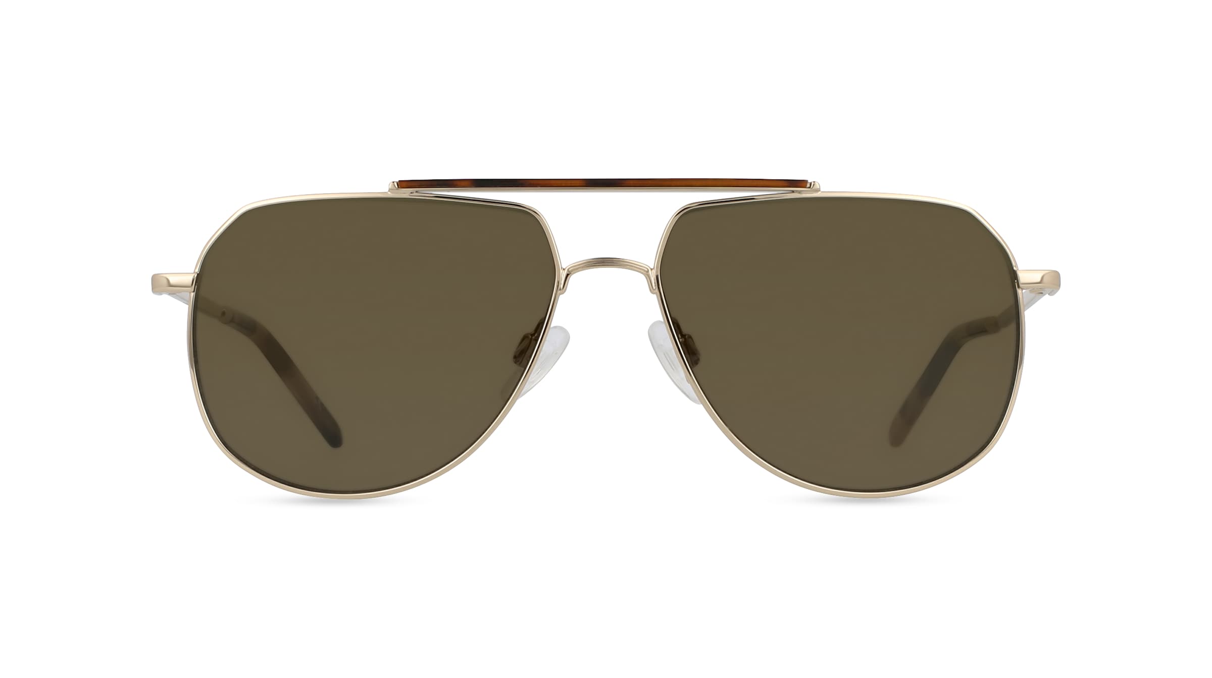 Calvin Klein CK 20132 S Herren-Sonnenbrille Vollrand Pilot Metall-Gestell, gold