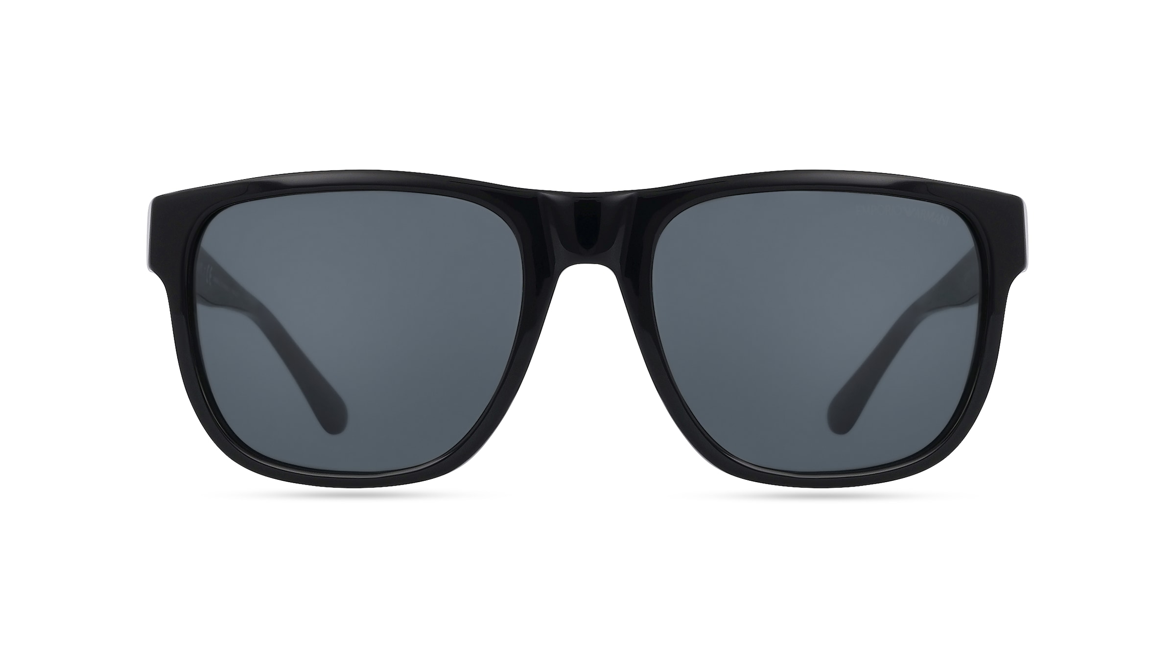 Emporio Armani EA4163 Herren-Sonnenbrille Vollrand Eckig Acetat-Gestell, schwarz