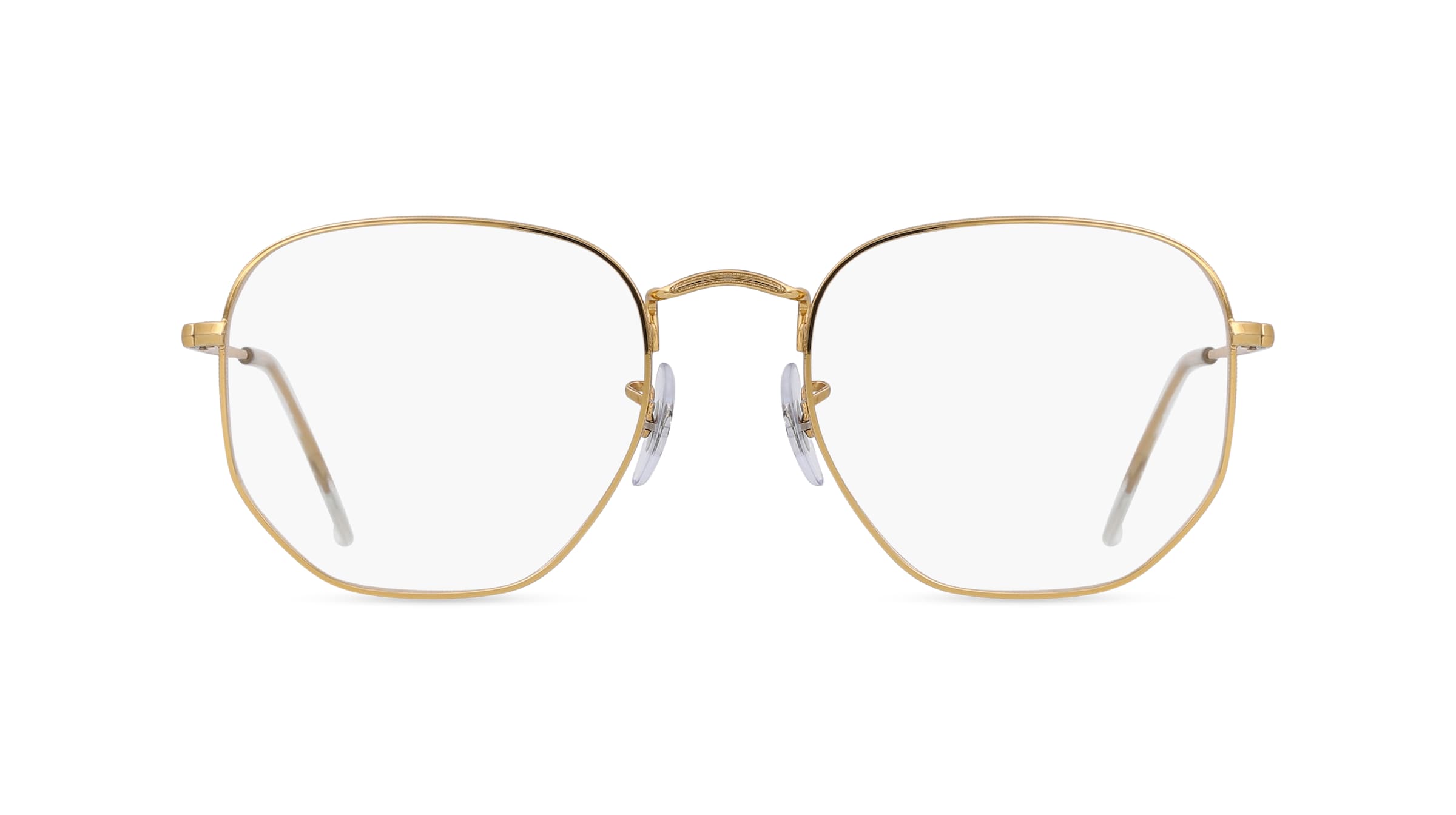 Ray-Ban RX6448 Unisex-Brille inkl. Gläser Vollrand Panto Metall-Gestell 54mm/21mm/145mm, gold