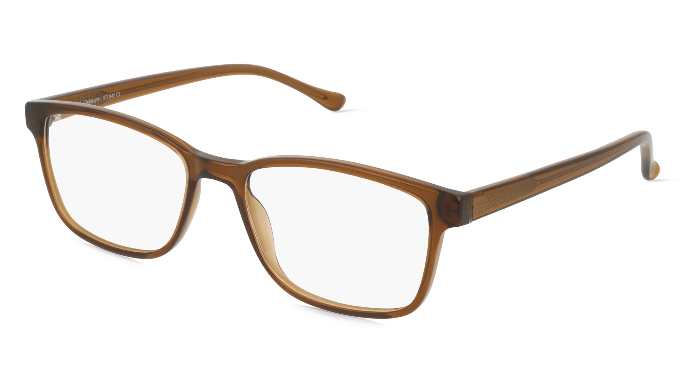 Fielmann BD 545 CL Herren-Brille inkl. Gläser Vollrand Eckig Propionat-Gestell 56mm/18mm/145mm, Gelb