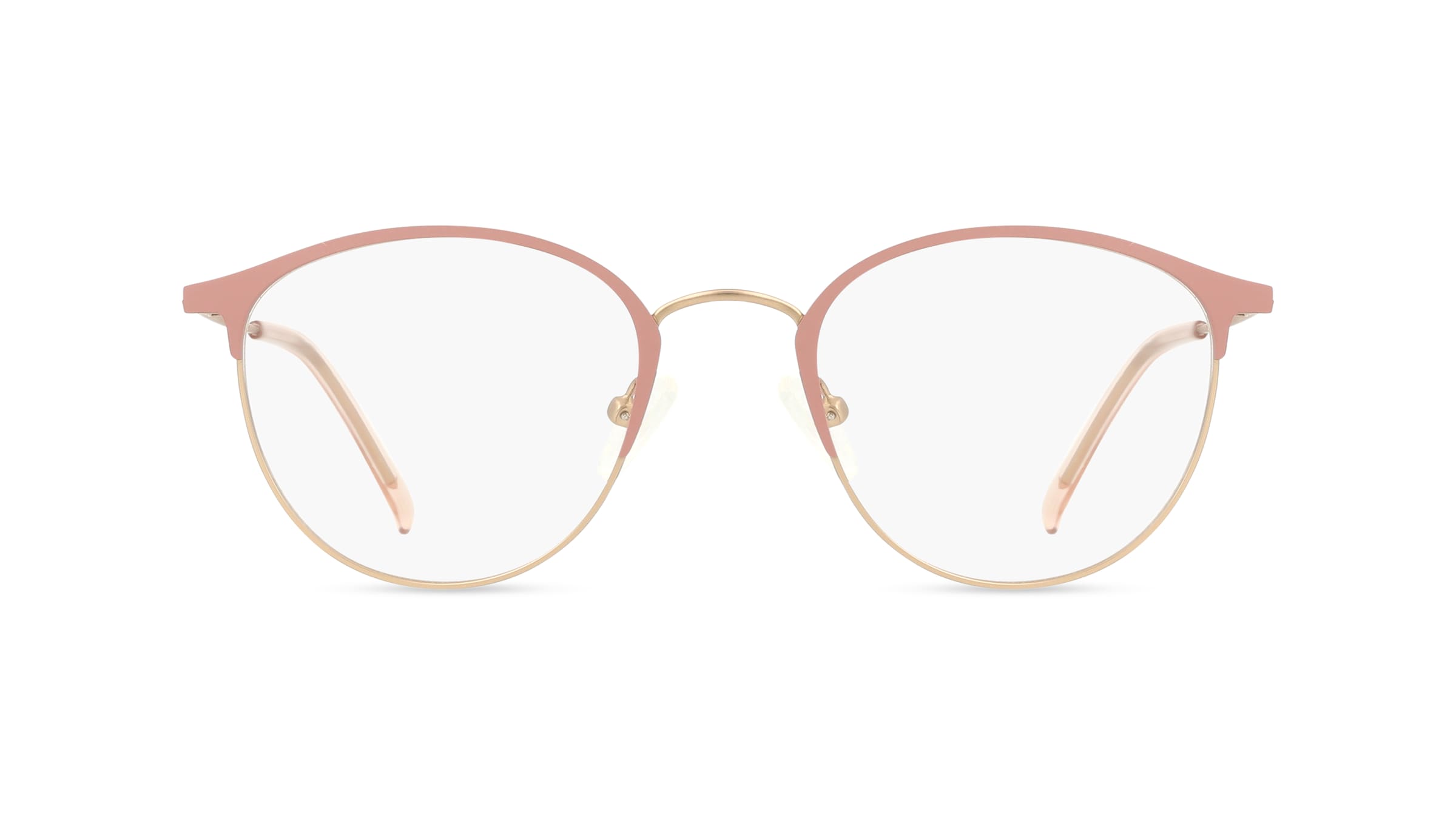 Fielmann OL 029 CL ELIS Unisex-Brille inkl. Gläser Vollrand Rund Memory Effect-Gestell 49/21/145, pink