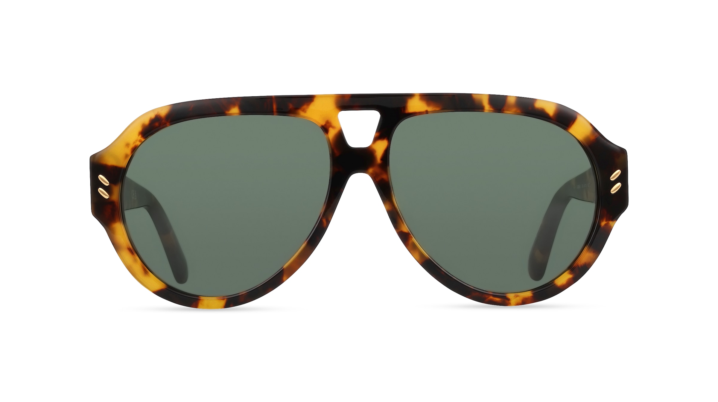 Stella McCartney SC40050I Damen-Sonnenbrille Vollrand Pilot Bio-Acetat-Gestell, braun