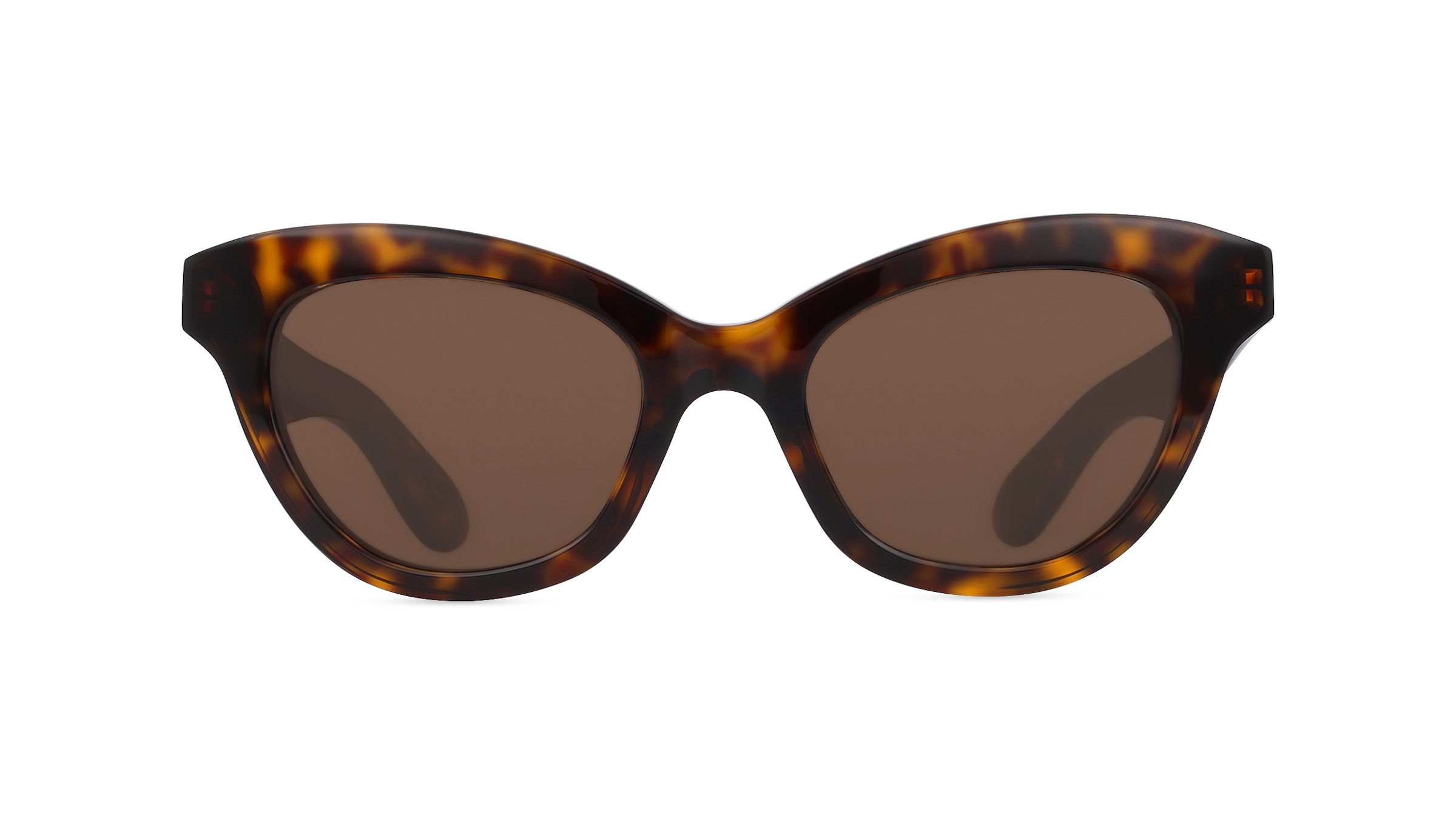 Alexander McQueen AM0391S Damen-Sonnenbrille Vollrand Butterfly Kunststoff-Gestell, braun