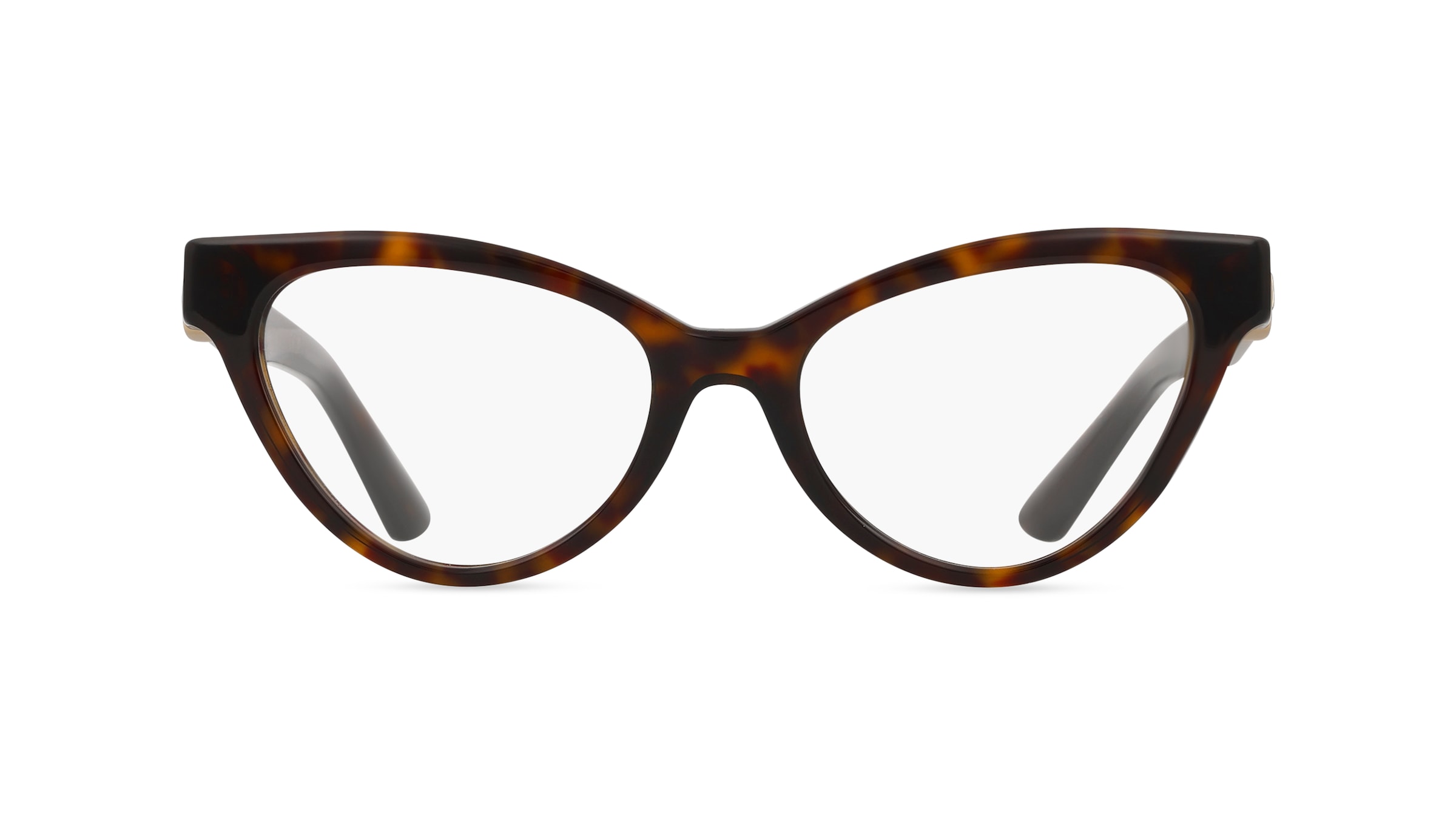 Dolce&Gabbana 0DG3394 Damen-Brille inkl. Gläser Vollrand Cateye Metall-Gestell 52mm/18mm/145mm, braun