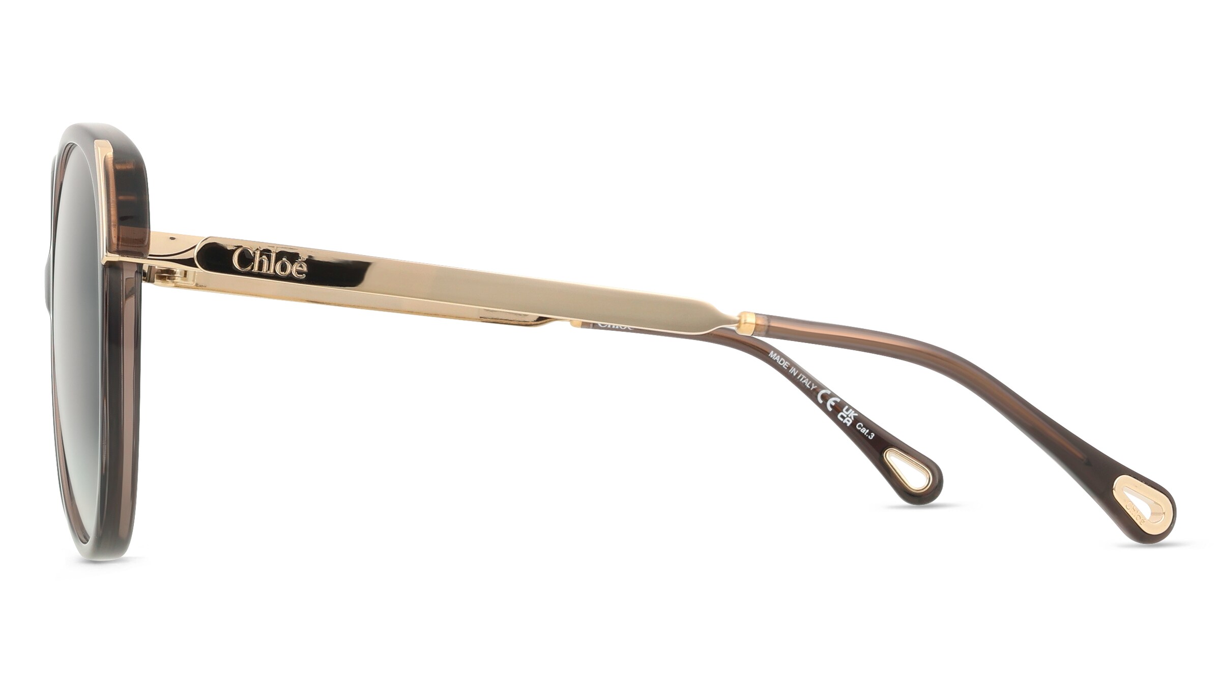 Thumbnail - Chloé CH0285S Unisex-Sonnenbrille Vollrand Quadratisch Acetat-Gestell, grau