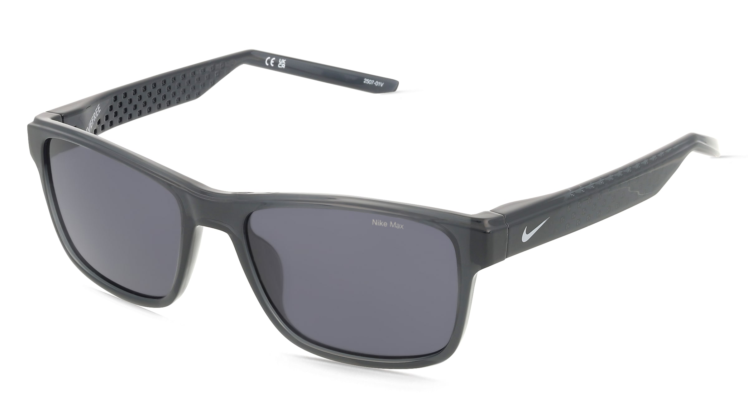 Nike NKIU4699XN LIVEFREE CLASSIC N Herren-Sonnenbrille Vollrand Eckig Kunststoff-Gestell, Grau