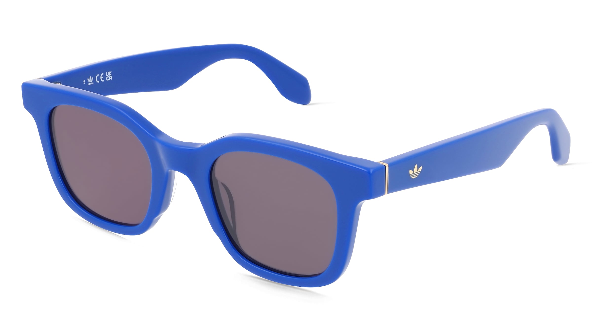 Adidas OR0109 Unisex-Sonnenbrille Vollrand Rund Acetat-Gestell, Blau