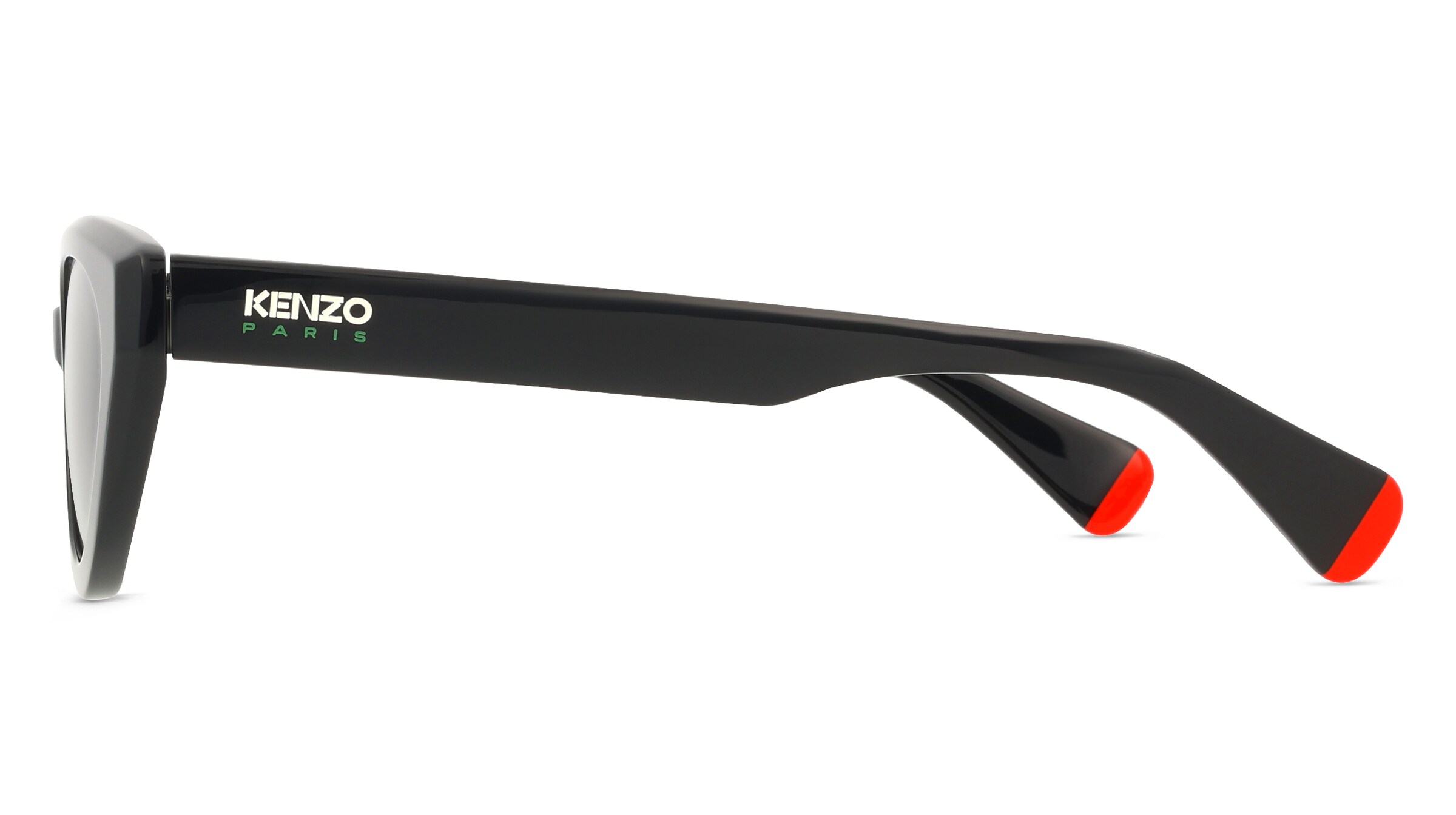 Thumbnail - Kenzo KZ40204I Unisex-Sonnenbrille Vollrand Cat Eye Acetat-Gestell, schwarz