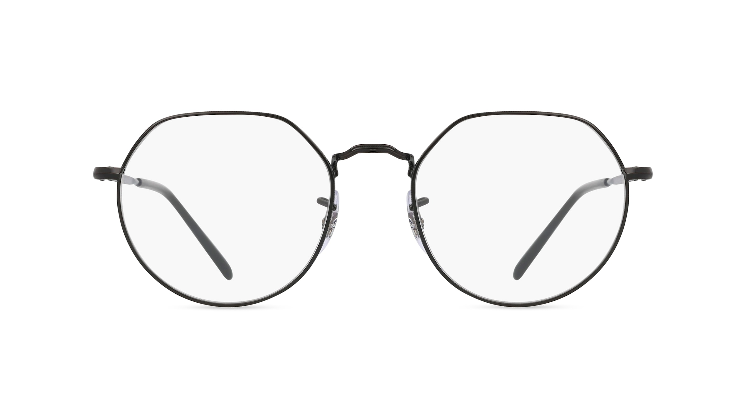 Ray-Ban RX6465 Unisex-Brille inkl. Gläser Vollrand Panto Metall-Gestell 49mm/20mm/140mm, schwarz