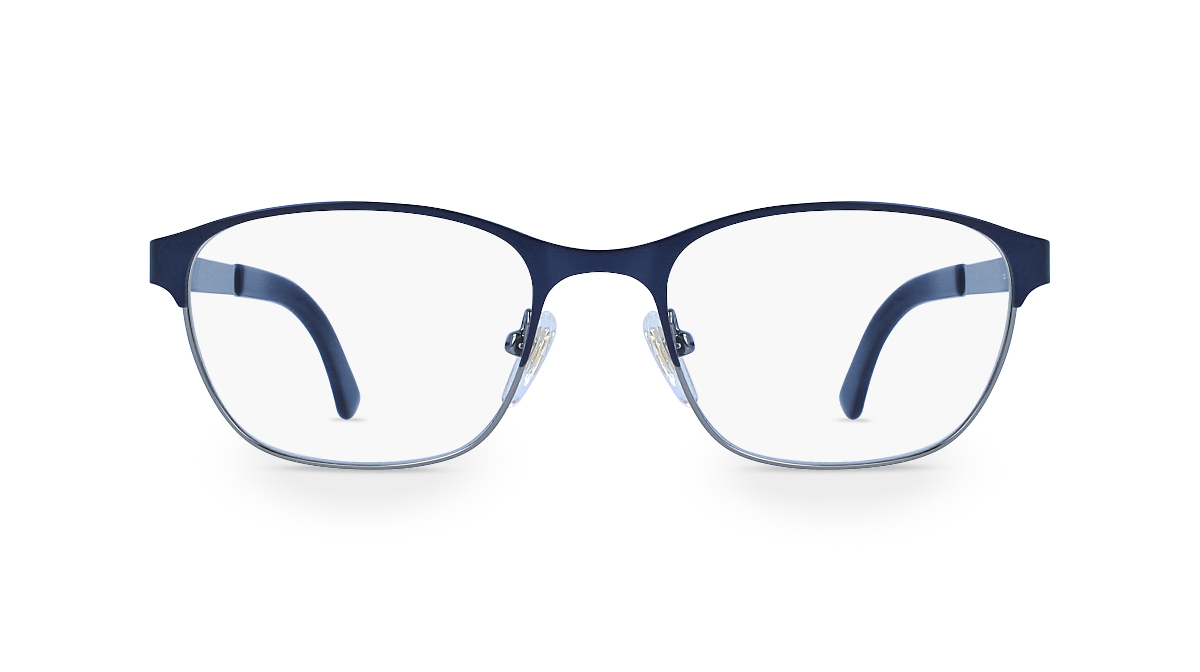 Fielmann OPH 9783 CL Damen-Brille inkl. Gläser Vollrand Eckig Edelstahl-Gestell 49mm/17mm/130mm, blau