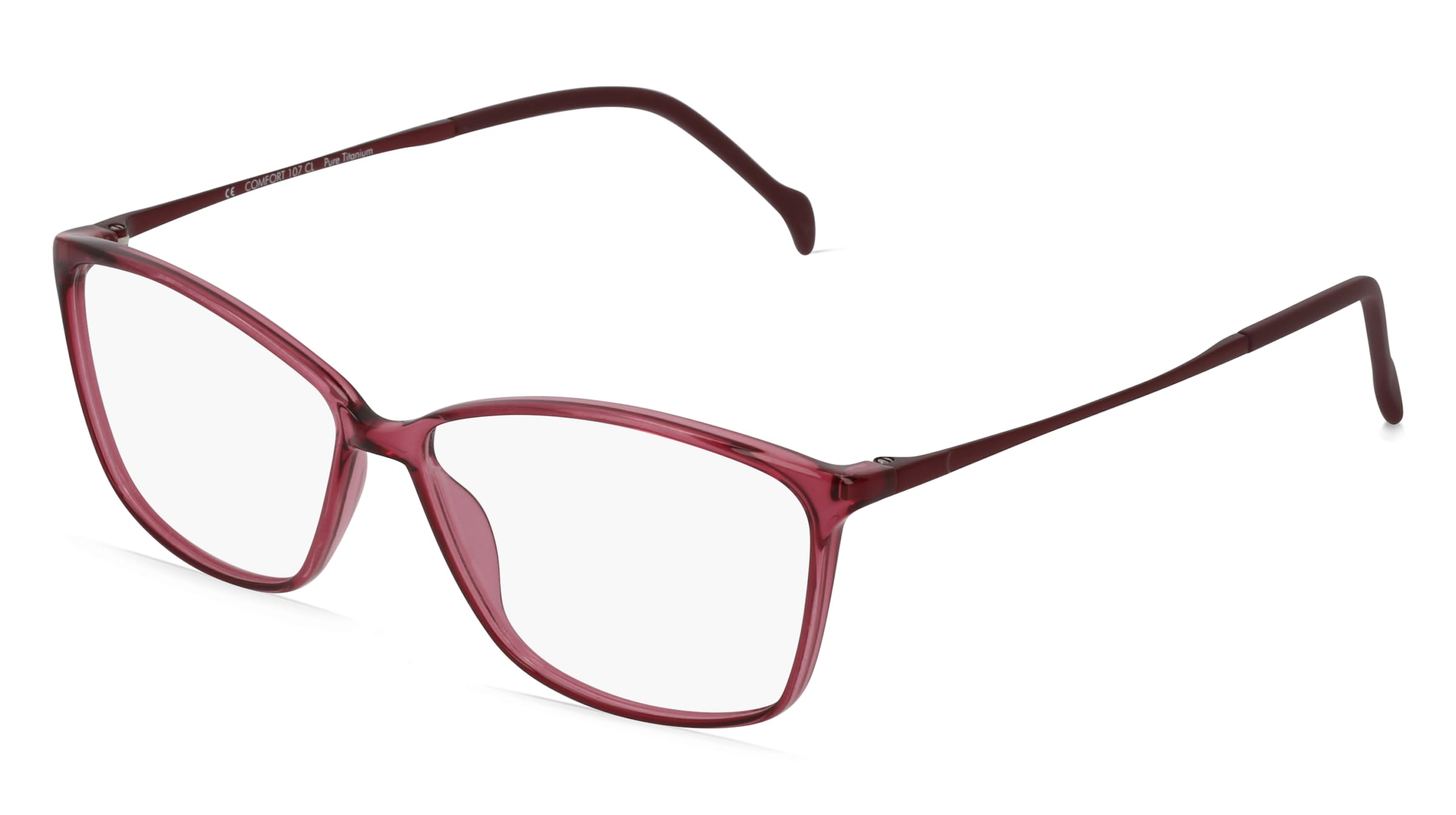 Fielmann COMFORT 107 CL Damen-Brille inkl. Gläser Vollrand Quadratisch TR90-Gestell 52/11/130, Schwarz