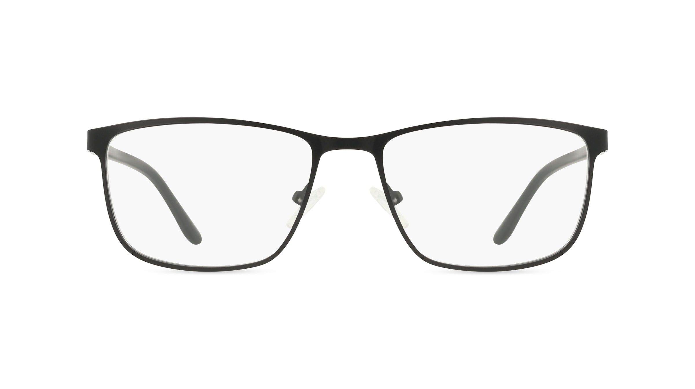 Fielmann OL 027 FLEX CL ERIK Herren-Brille inkl. Gläser Vollrand Eckig Edelstahl-Gestell 55mm/17mm/145mm, schwarz