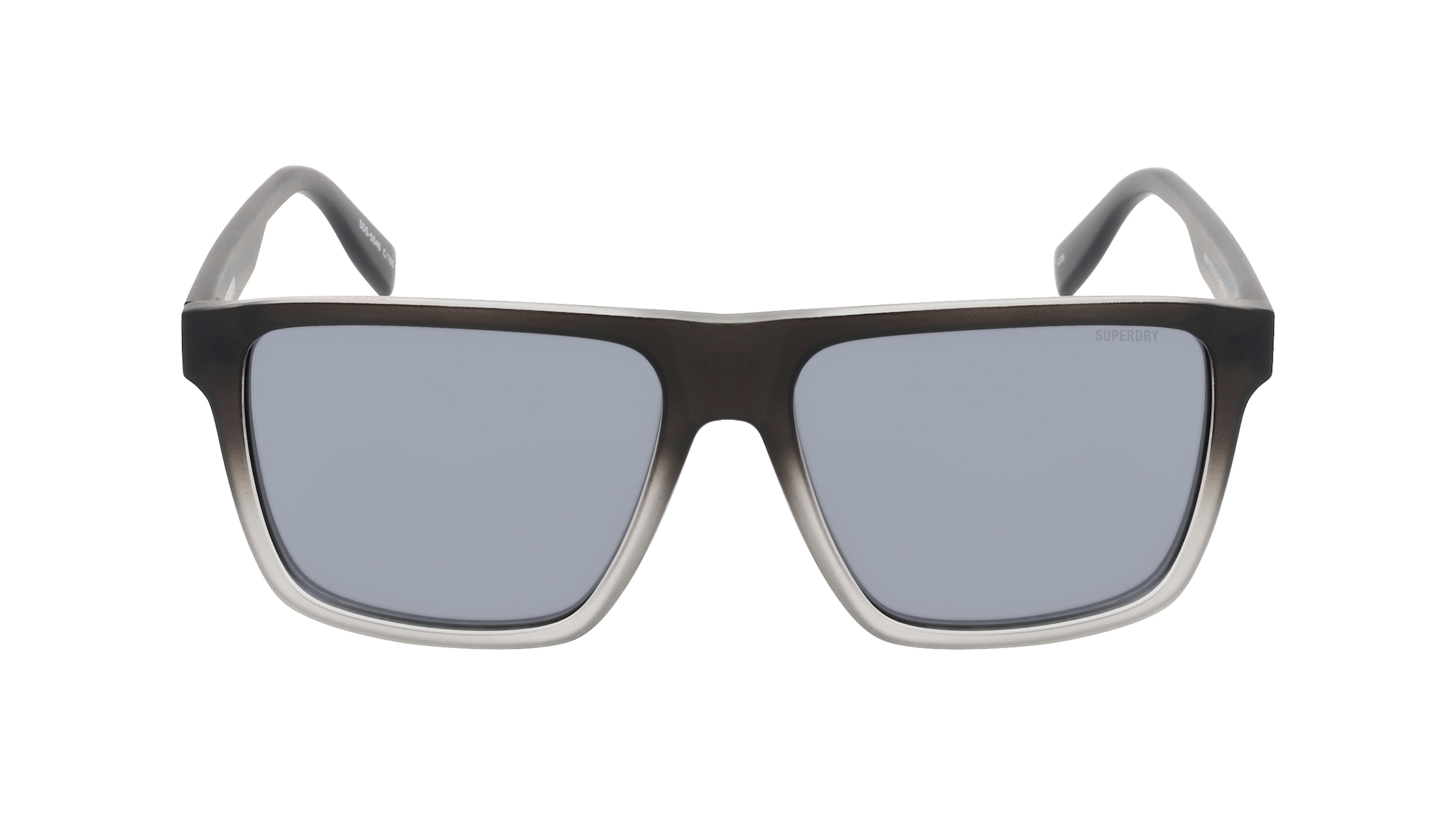 Superdry 996110 Herren-Sonnenbrille Vollrand Quadratisch Kunststoff-Gestell, grau