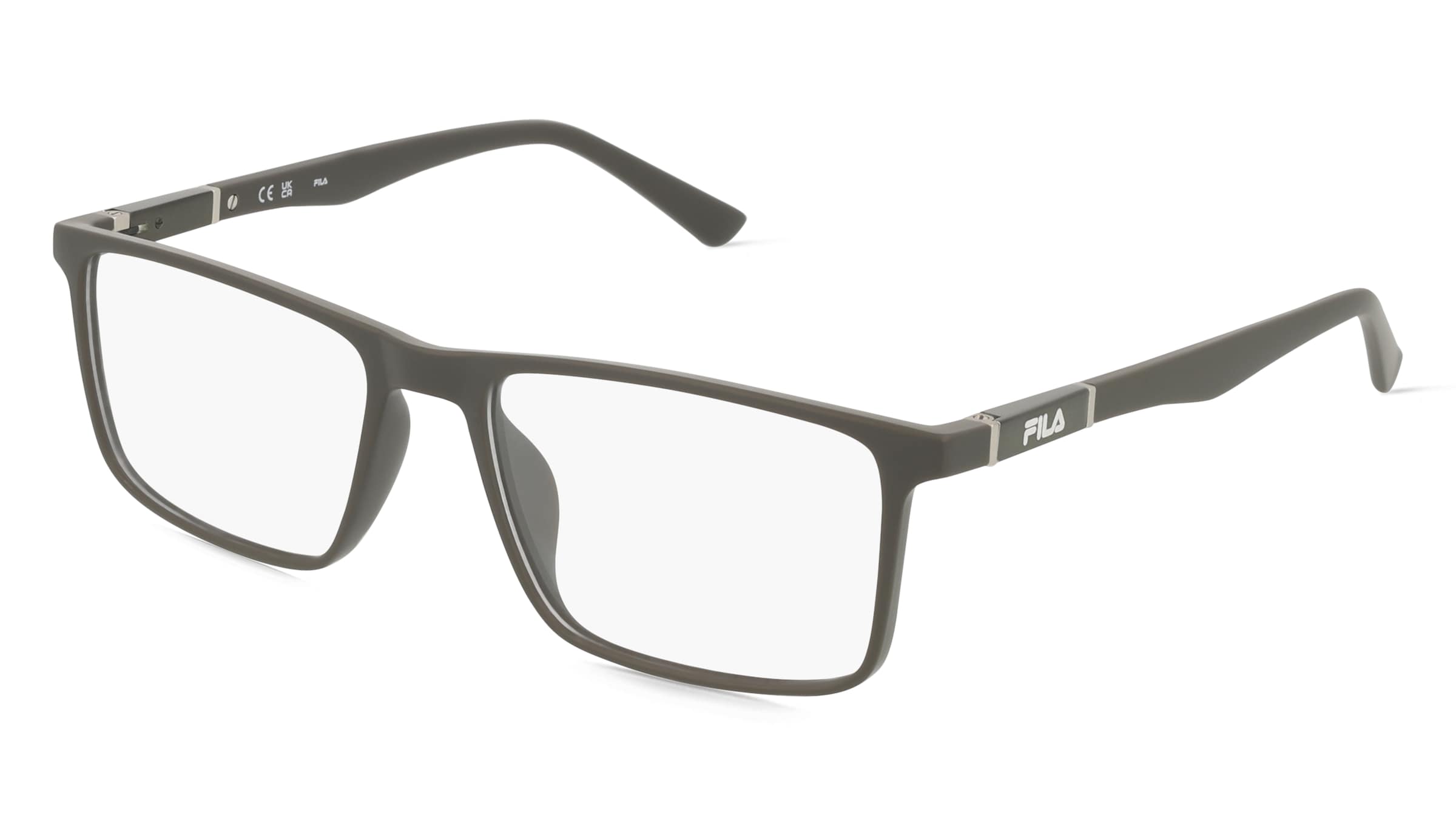 Fila FIAVF9325 Unisex-Brille inkl. Gläser Vollrand Quadratisch Kunststoff-Gestell 53/17/140, Grün