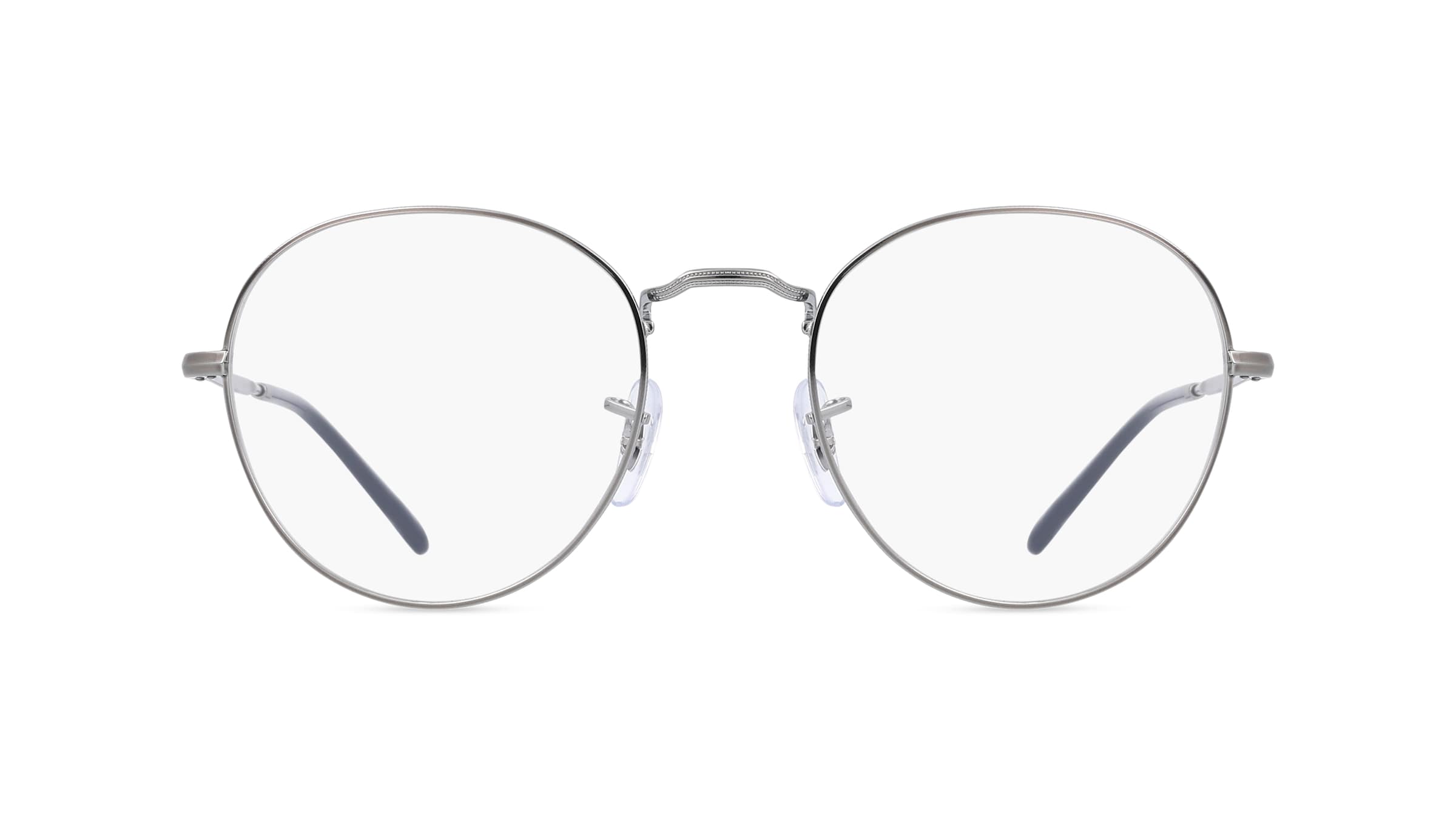 Ray-Ban RX3582V Unisex-Brille inkl. Gläser Vollrand Panto Metall-Gestell 51mm/20mm/140mm, grau