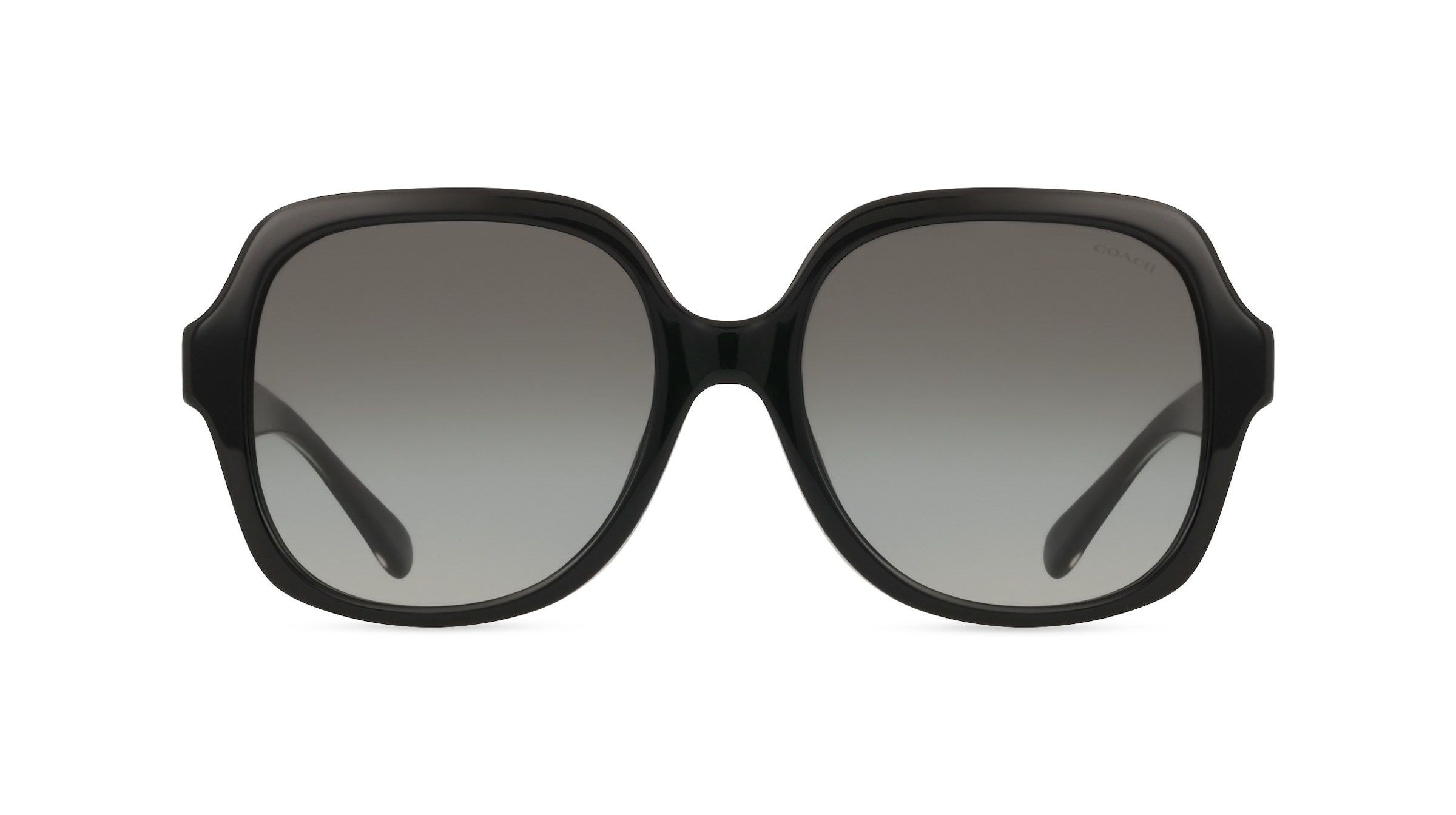 Coach 0HC8395U Damen-Sonnenbrille Vollrand Eckig Acetat-Gestell, schwarz