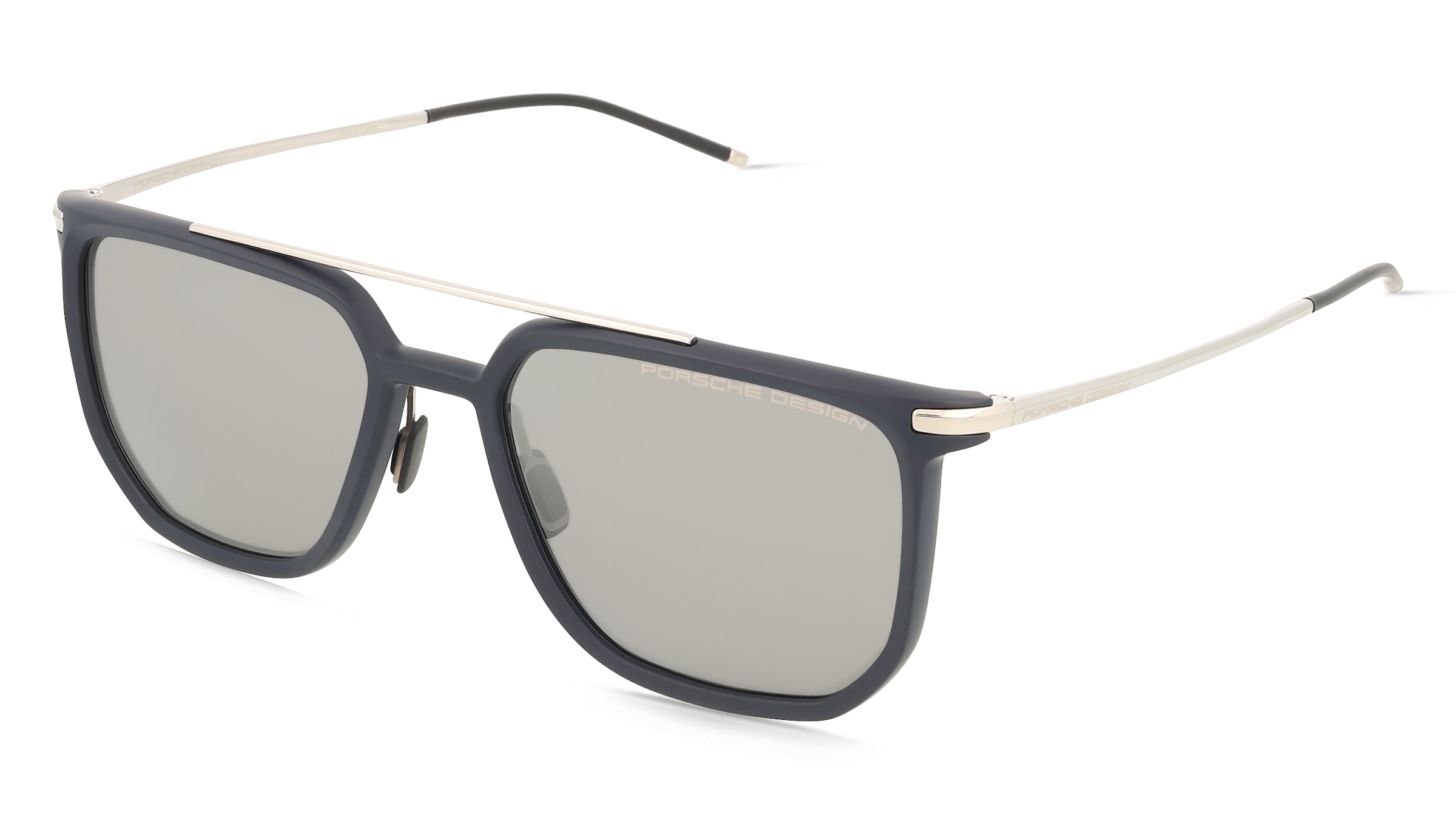 Porsche Design P8992 Herren-Sonnenbrille Vollrand Pilot Kunststoff-Gestell, Blau