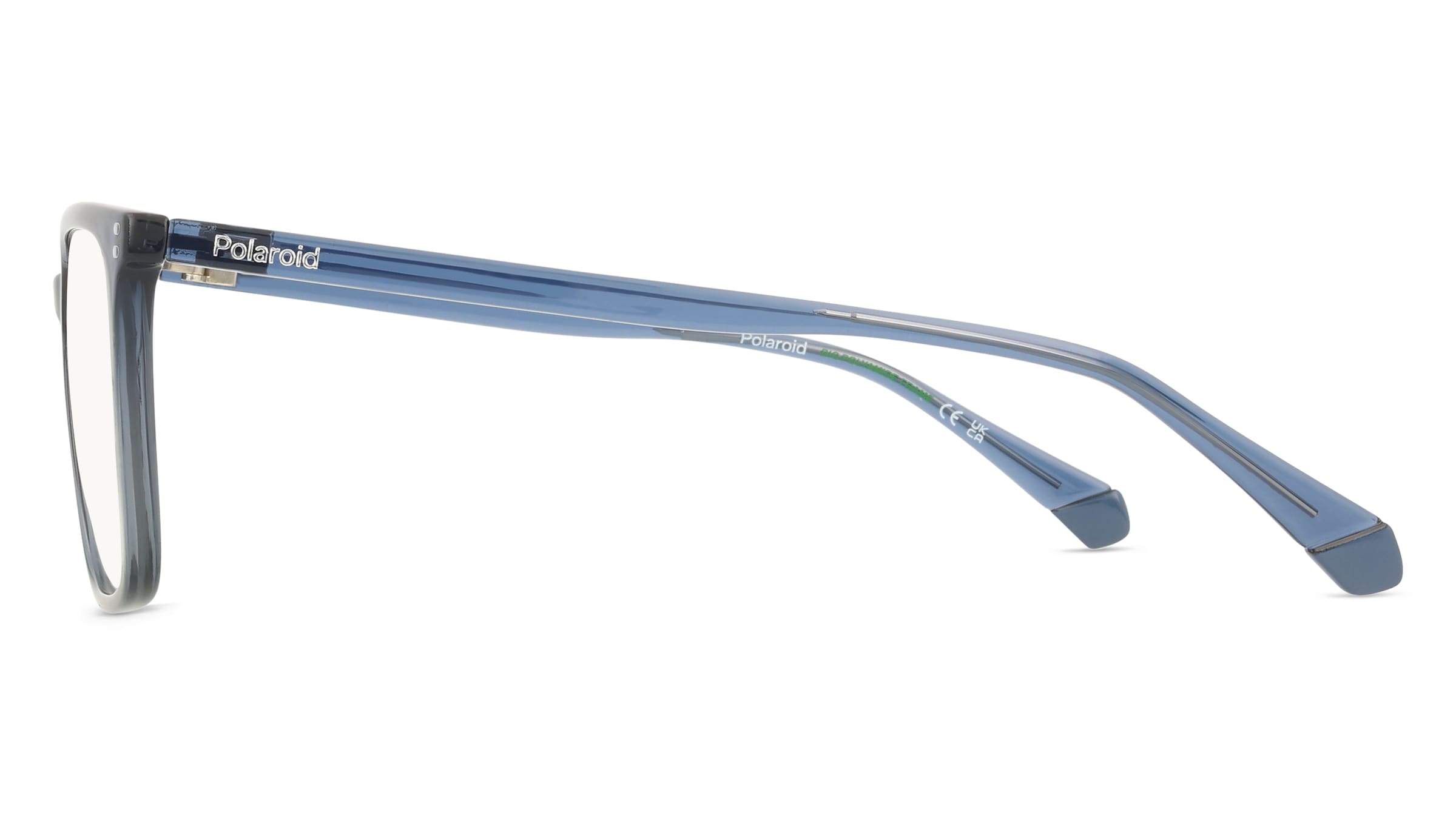 Thumbnail - Polaroid PLDD580 Herren-Brille inkl. Gläser Vollrand Quadratisch Kunststoff-Gestell 54/19/145, blau