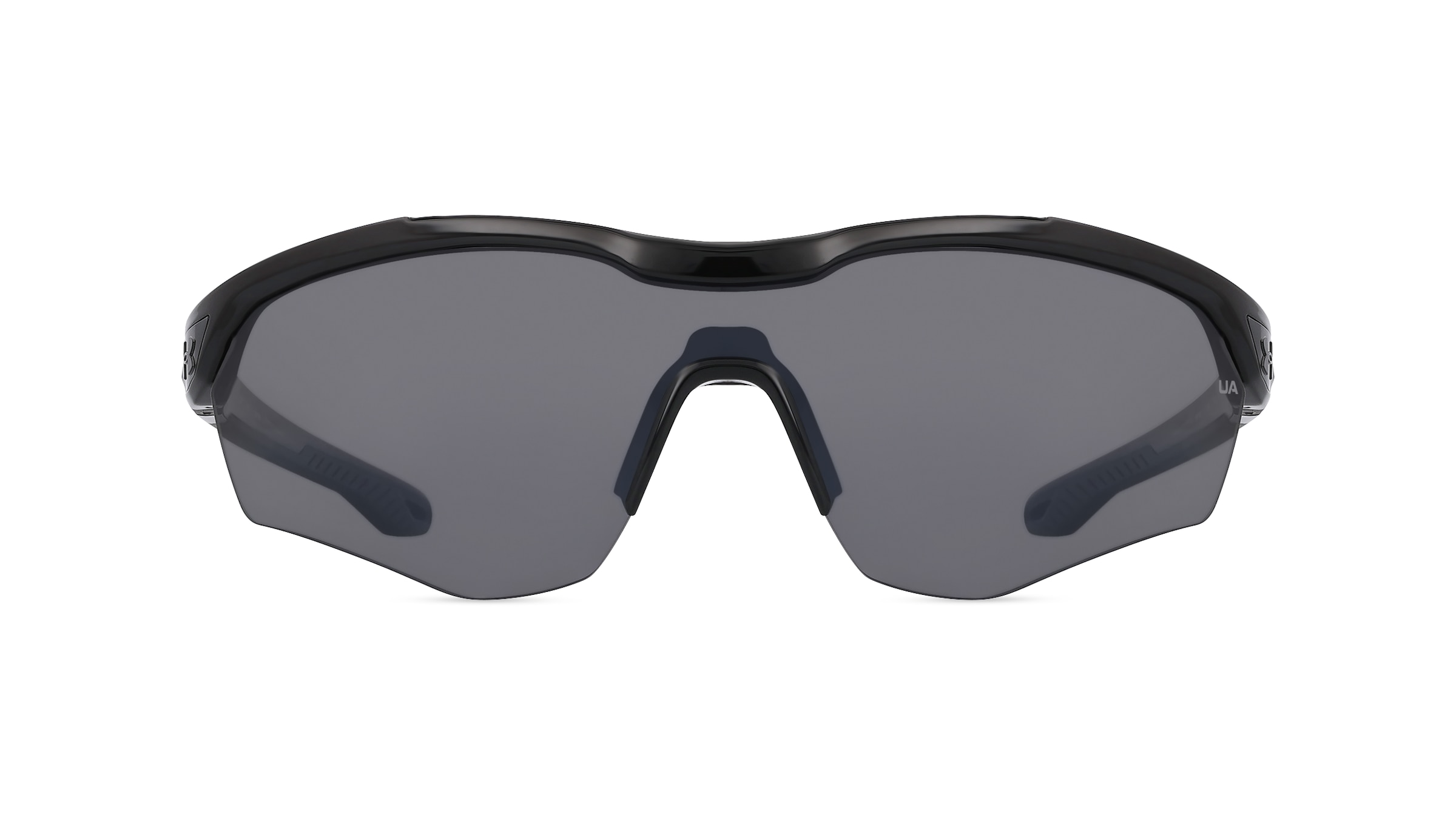 Under Armour UA YARD PRO/F Unisex-Sonnenbrille Vollrand Monoscheibe Kunststoff-Gestell, schwarz