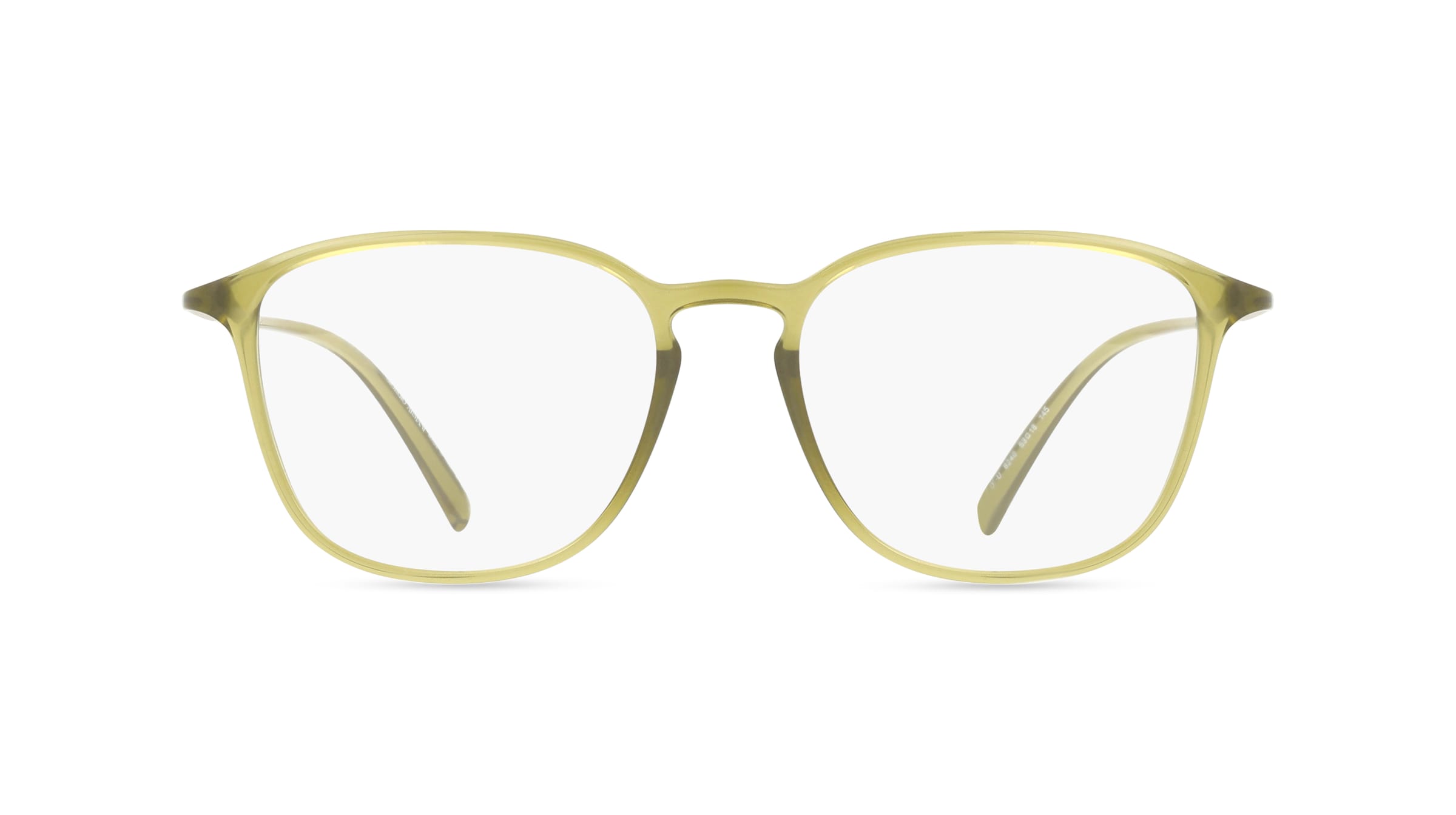 Giorgio Armani AR7276U Herren-Brille inkl. Gläser Vollrand Quadratisch Kunststoff-Gestell 53/18/145, Grün