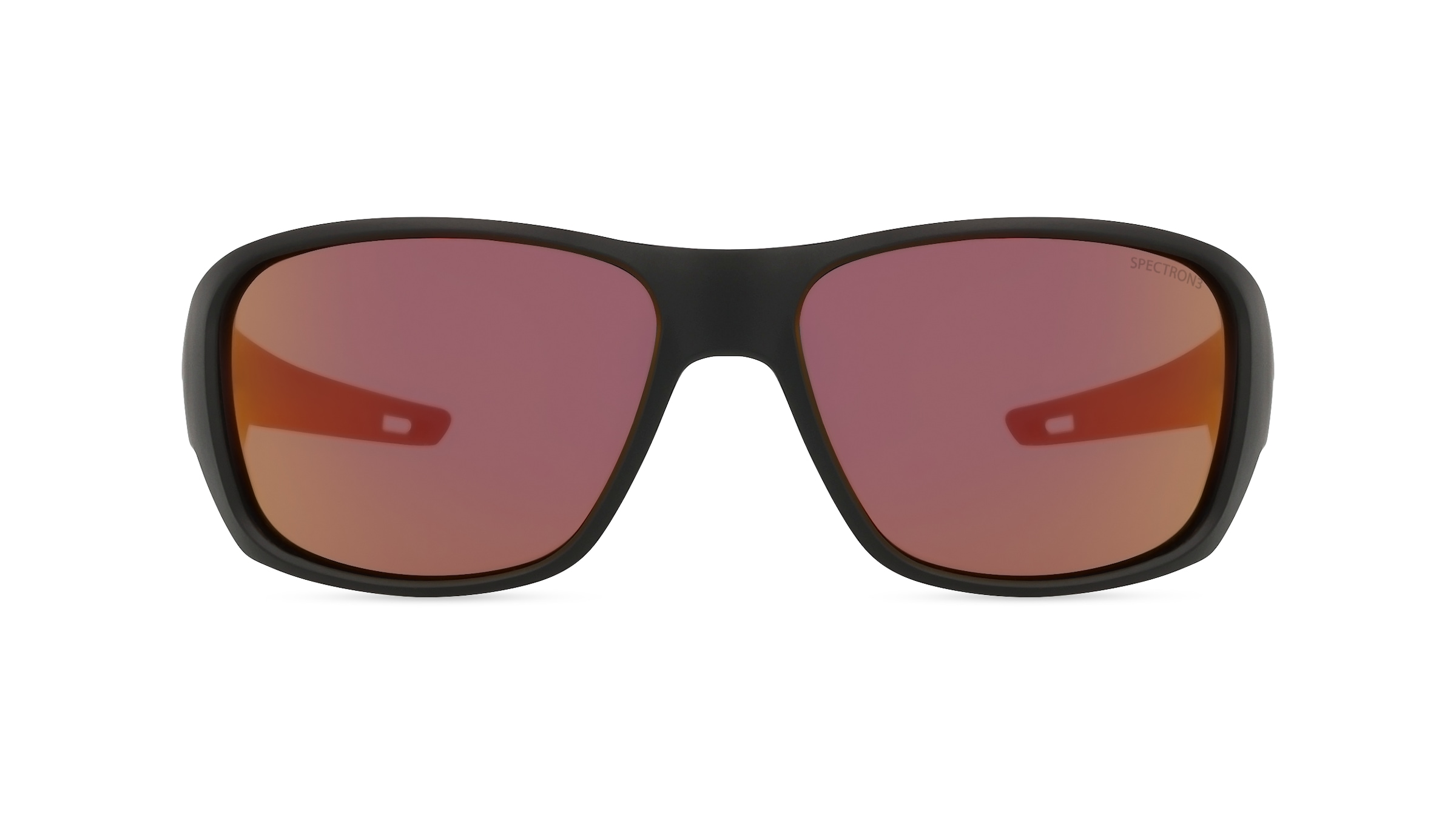 Julbo ROOKIE 2 Jugend-Sonnenbrille Vollrand Quadratisch Kunststoff-Gestell, schwarz