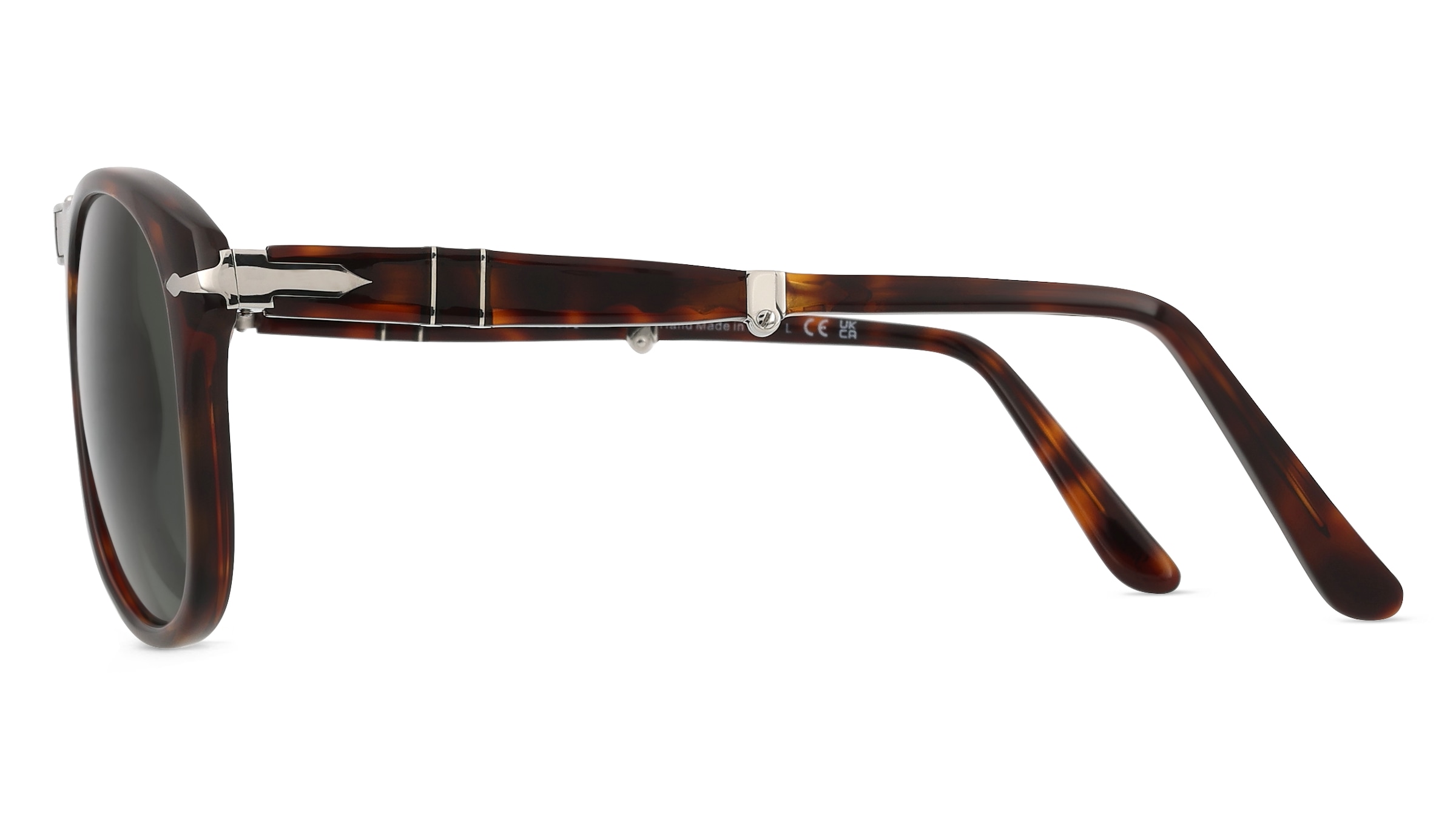 Thumbnail - Persol 0PO0714 FOLDING Herren-Sonnenbrille Vollrand Pilot Acetat-Gestell, braun