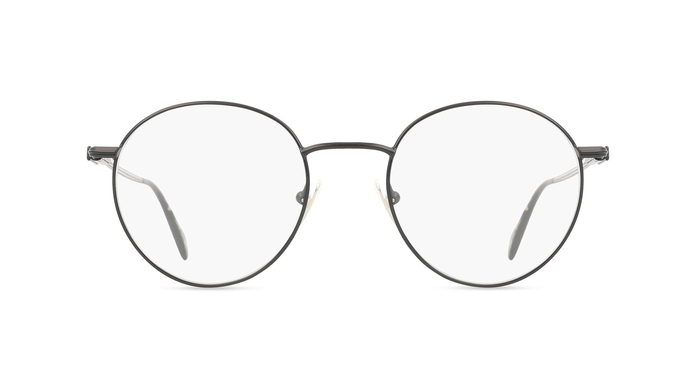 Ferragamo SF2229 Unisex-Brille inkl. Gläser Vollrand Rund Metall-Gestell 50/20/145, Schwarz